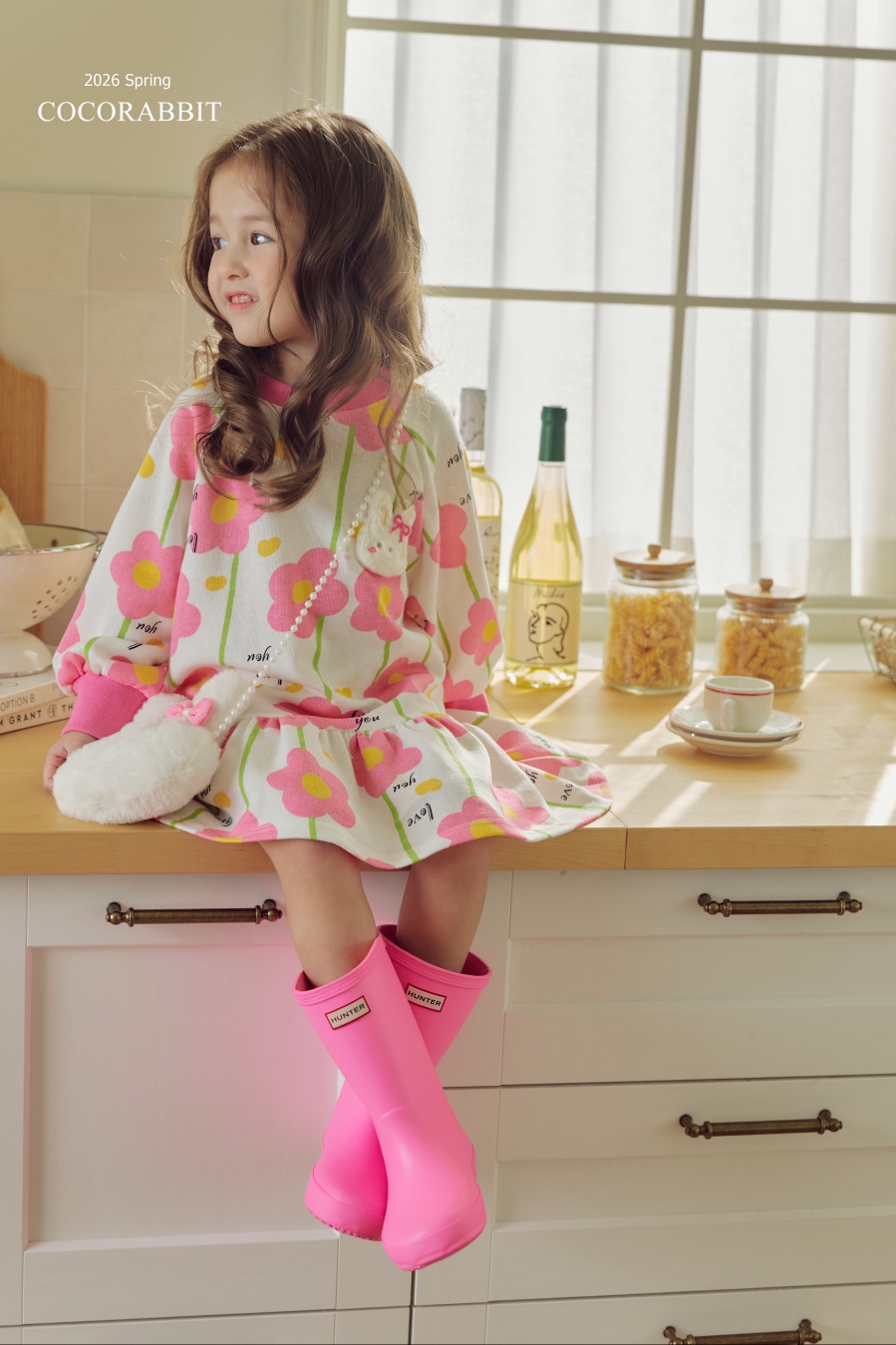 花花兔仔連身裙