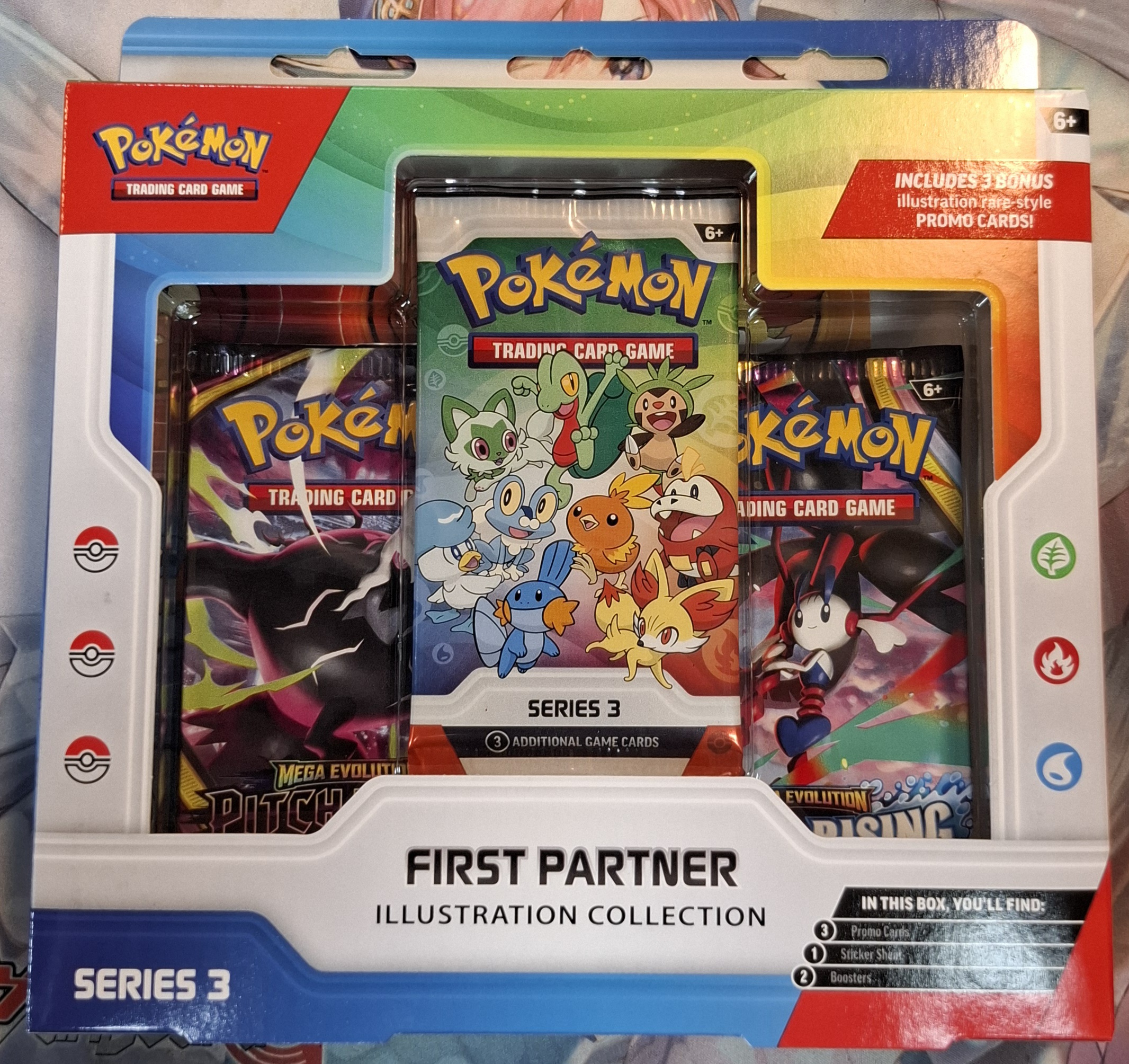 POKÉMONTRADING CARD GAME FIRST PARTNERILLUSTRATION COLLECTION SERIES 3 寶可夢集換式卡牌遊戲 第一夥伴插畫收藏系列3
