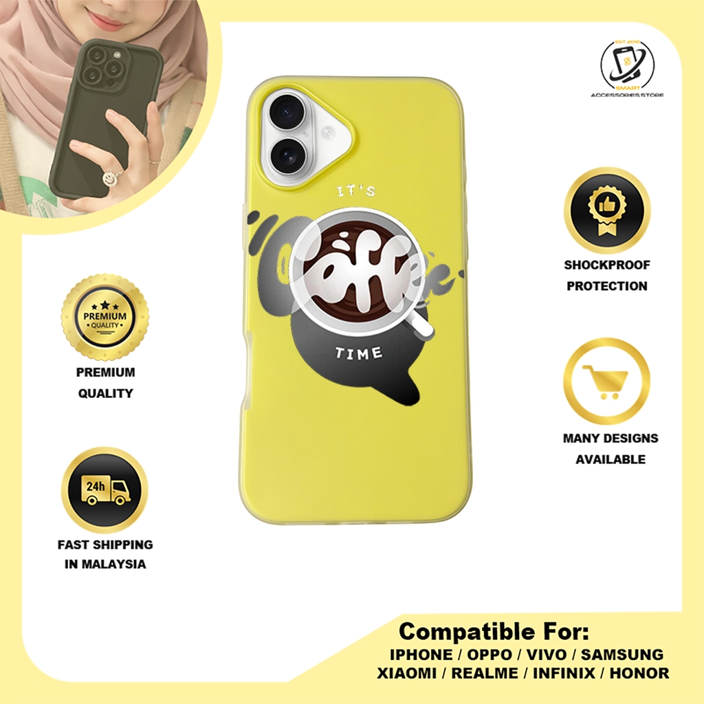 JELLY CASE PHONE FOR IPHONE - DESIGN COFFEE D