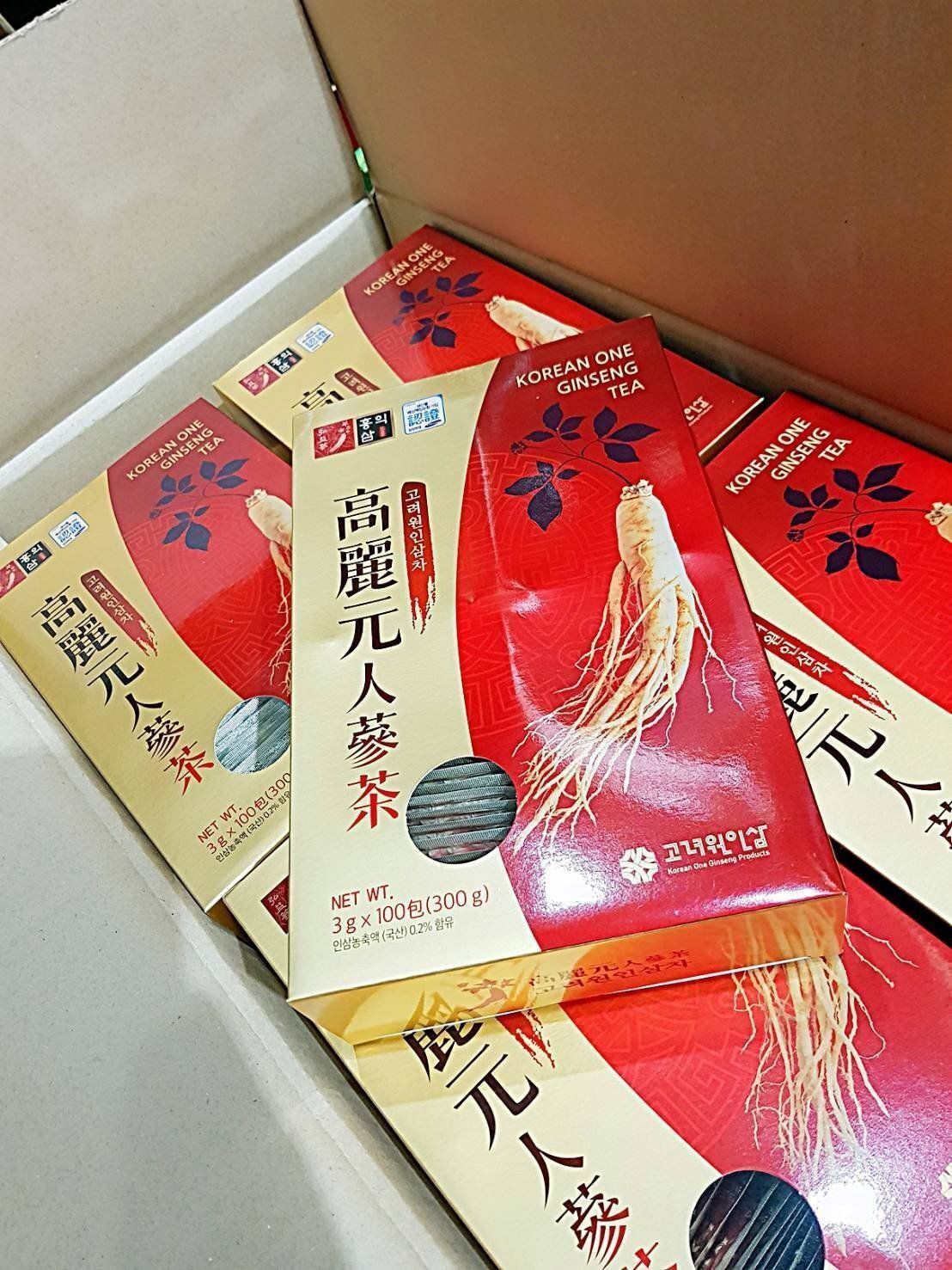 2000days 韓國人蔘- 高麗元人蔘 茶隨身茶包(增量版一盒100包)(平行進口)