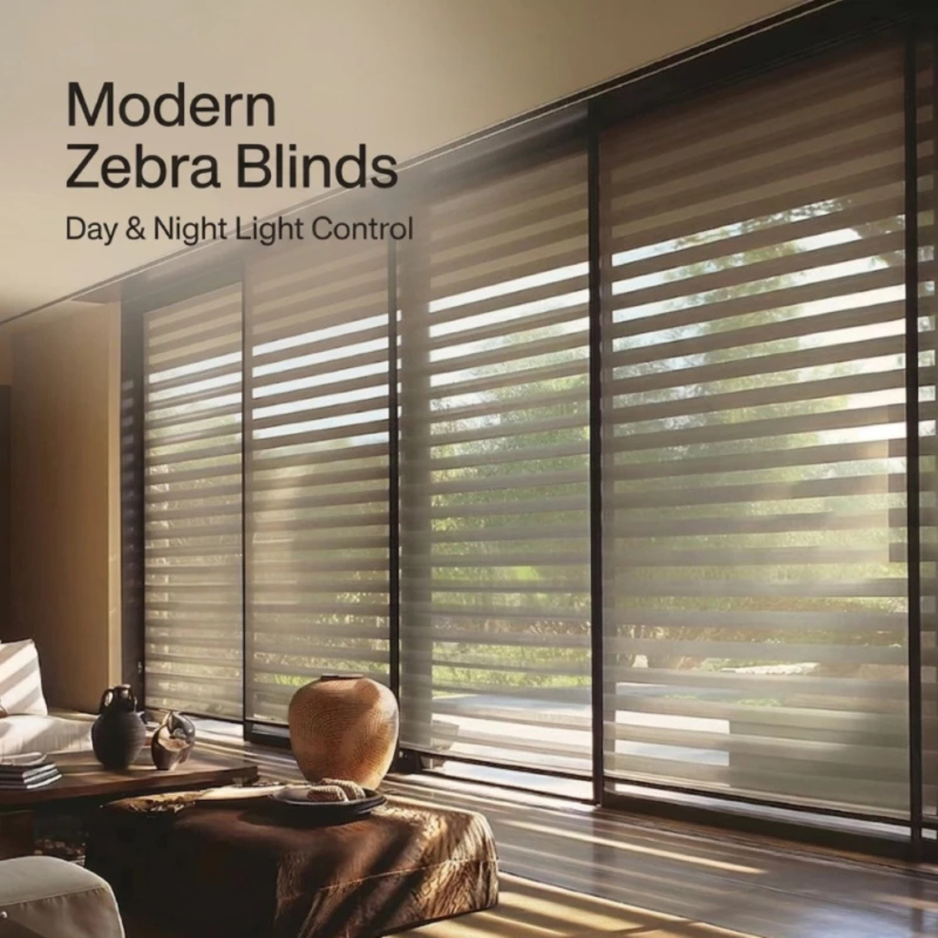 Zebra Blinds Custom Made Malaysia | Day Night Curtain | Blackout Window Blinds | Modern Home Curtain