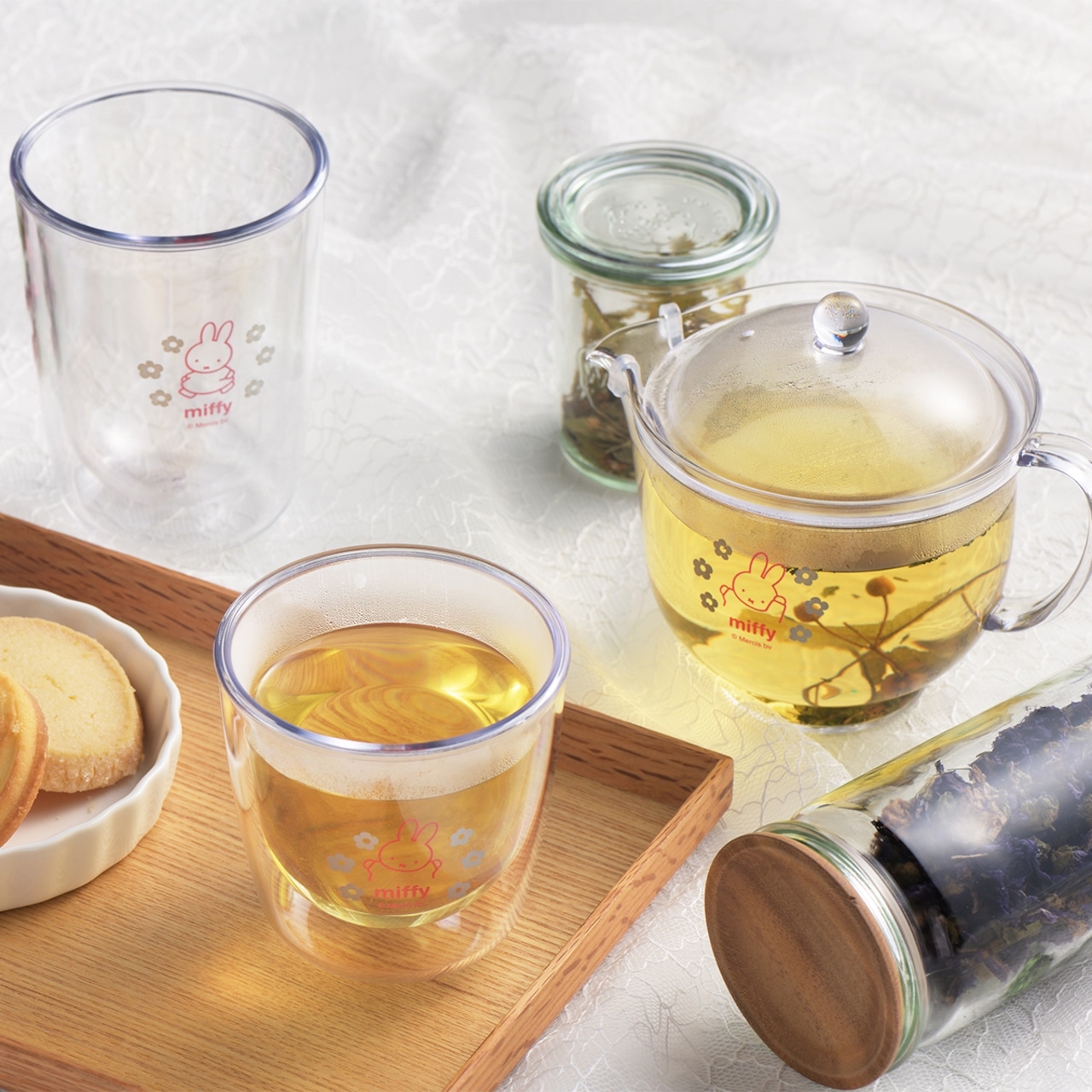 Miffy雙層水杯 & 茶壺