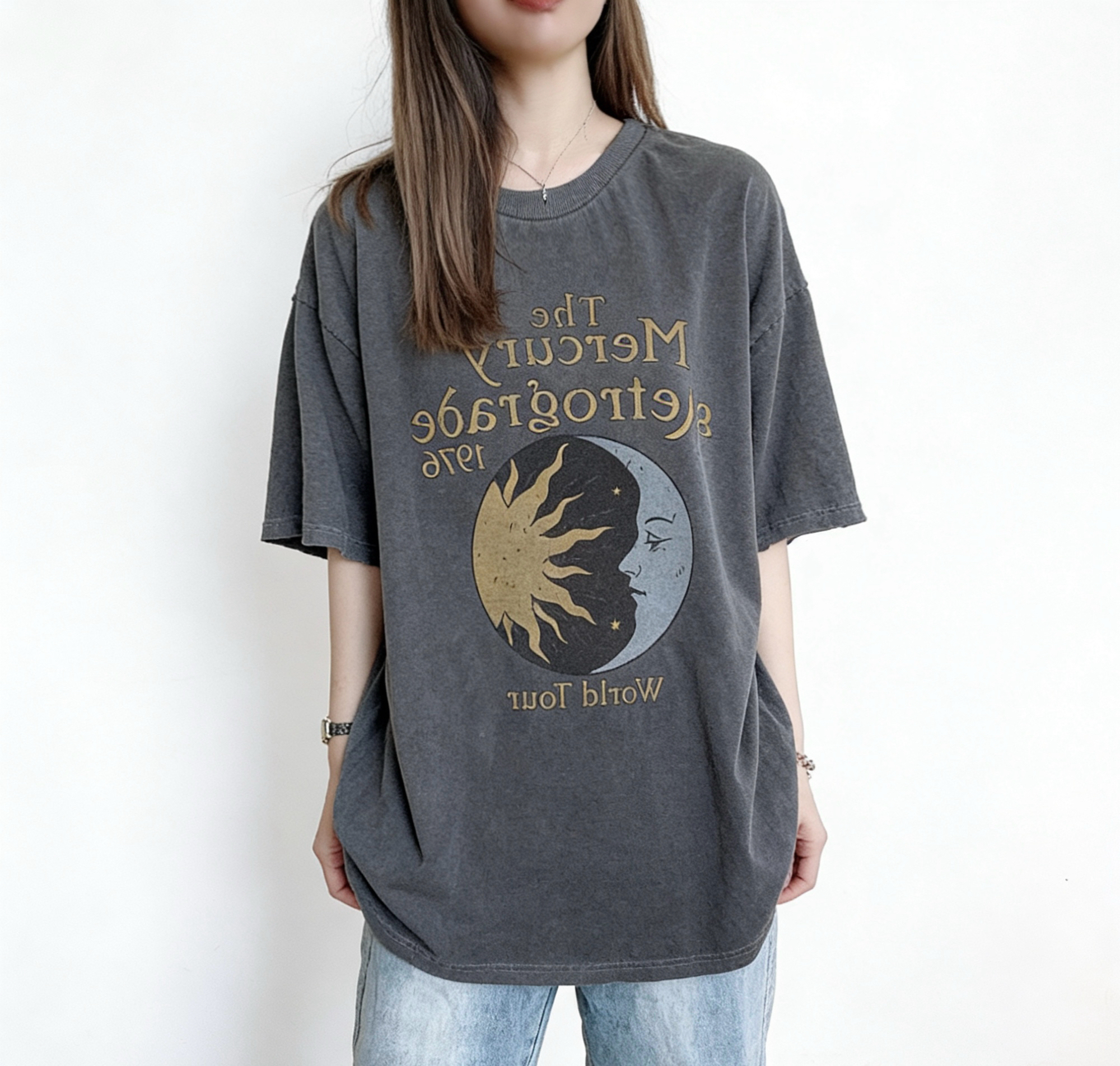 🌼初春優惠🍀 撞色print Tee 