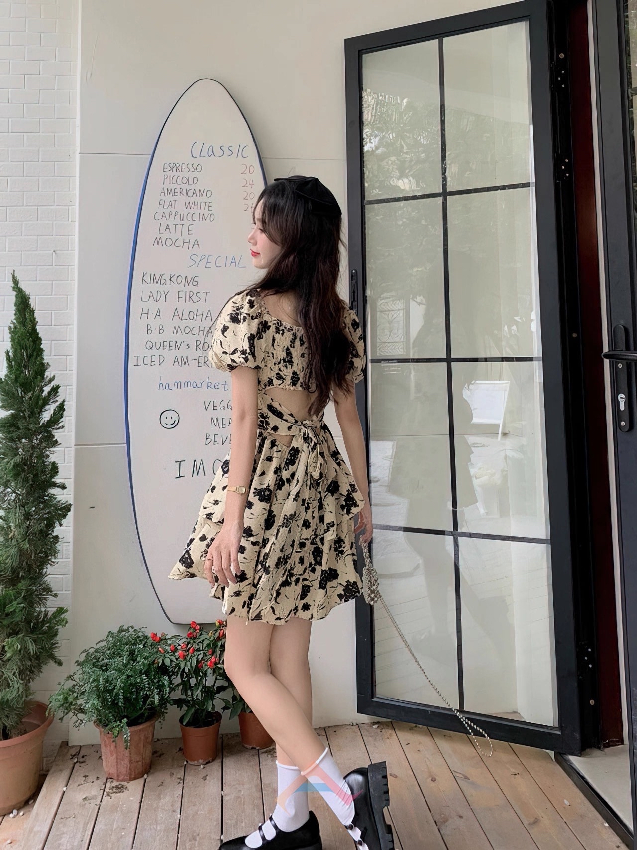 DR277森系碎花裙