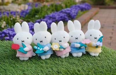 四月連線貨品 - 日本Miffy bloom春日公仔掛飾