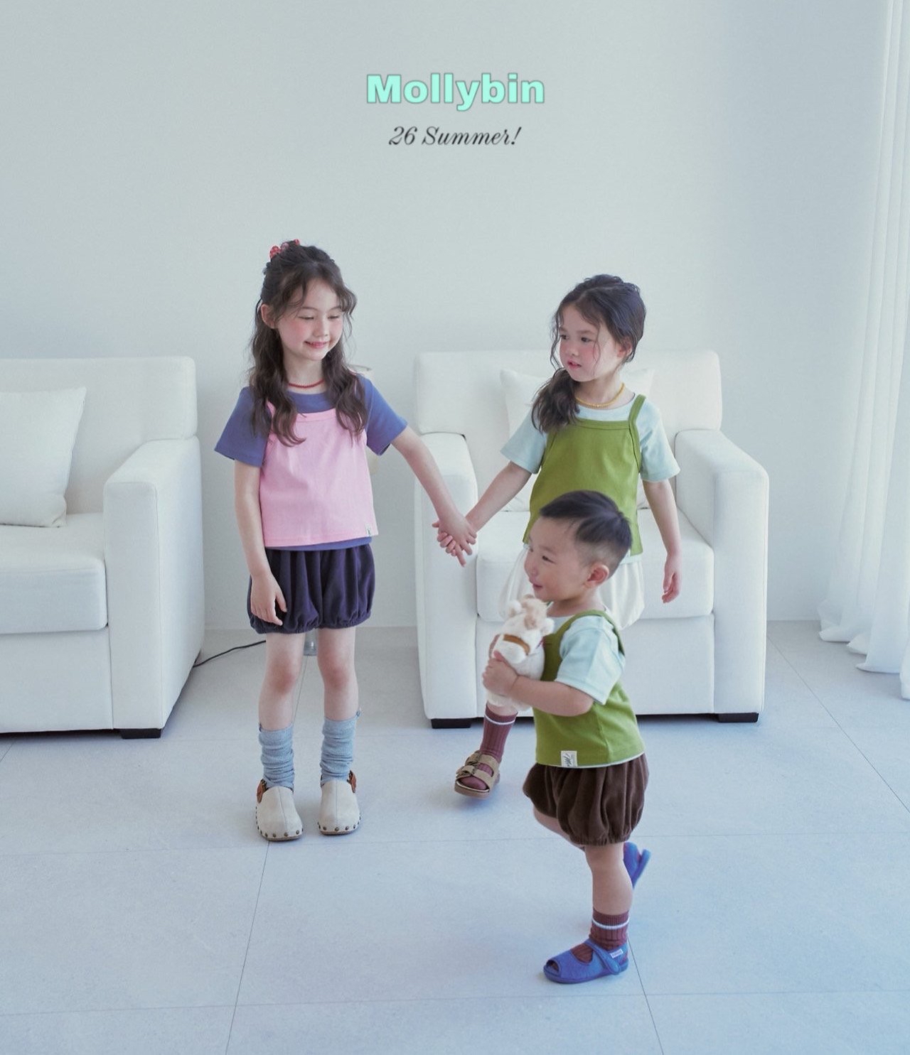 Molly | 2 in 1 Top 親子(pink L105-115/Pink Adult)