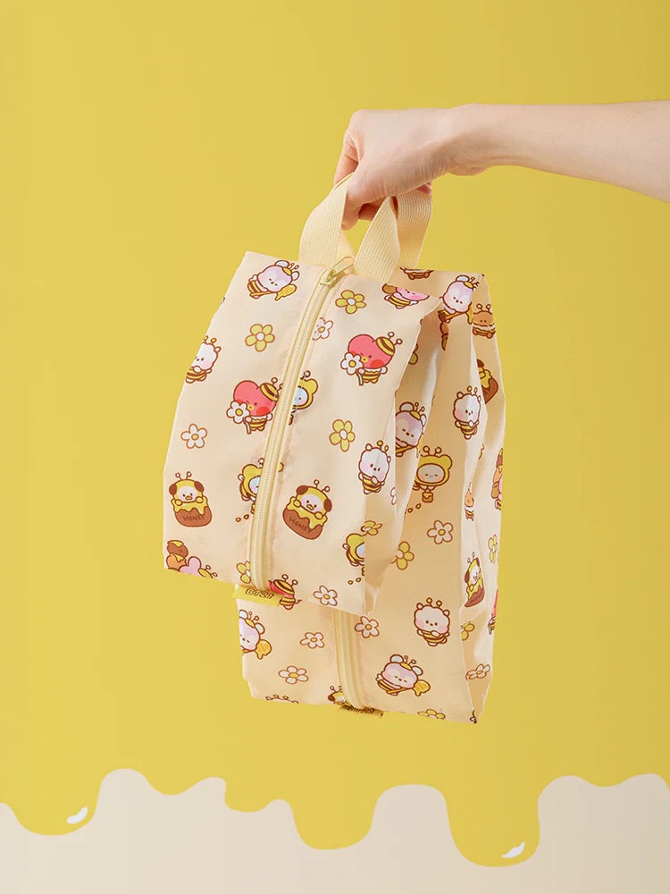 📦訂購 韓國代購 Line Friends BT21 minini MULTI POUCH SET (HONEY BEE) 收納袋套裝