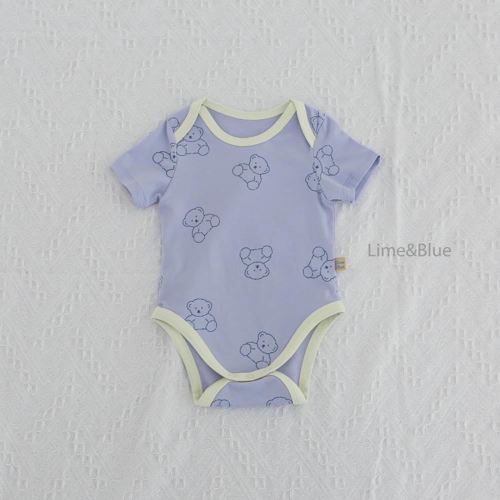 Lime Bear Baby Suit