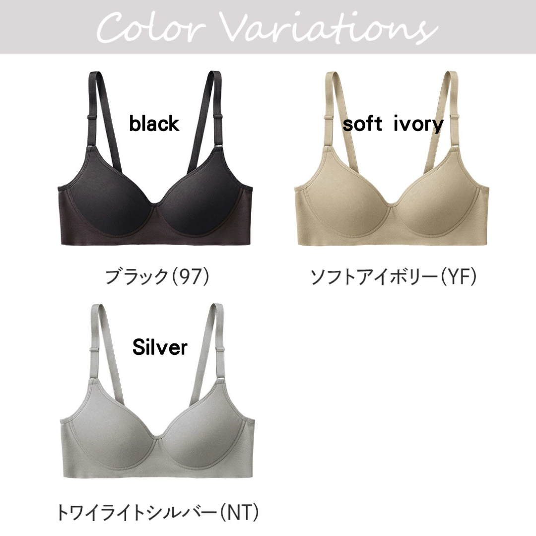 代購【 日本 直送 Gunze KIREILABO Fitte 有機棉 系列 無鋼圈 胸圍 non wire bra top  KB4092  】 ﻿