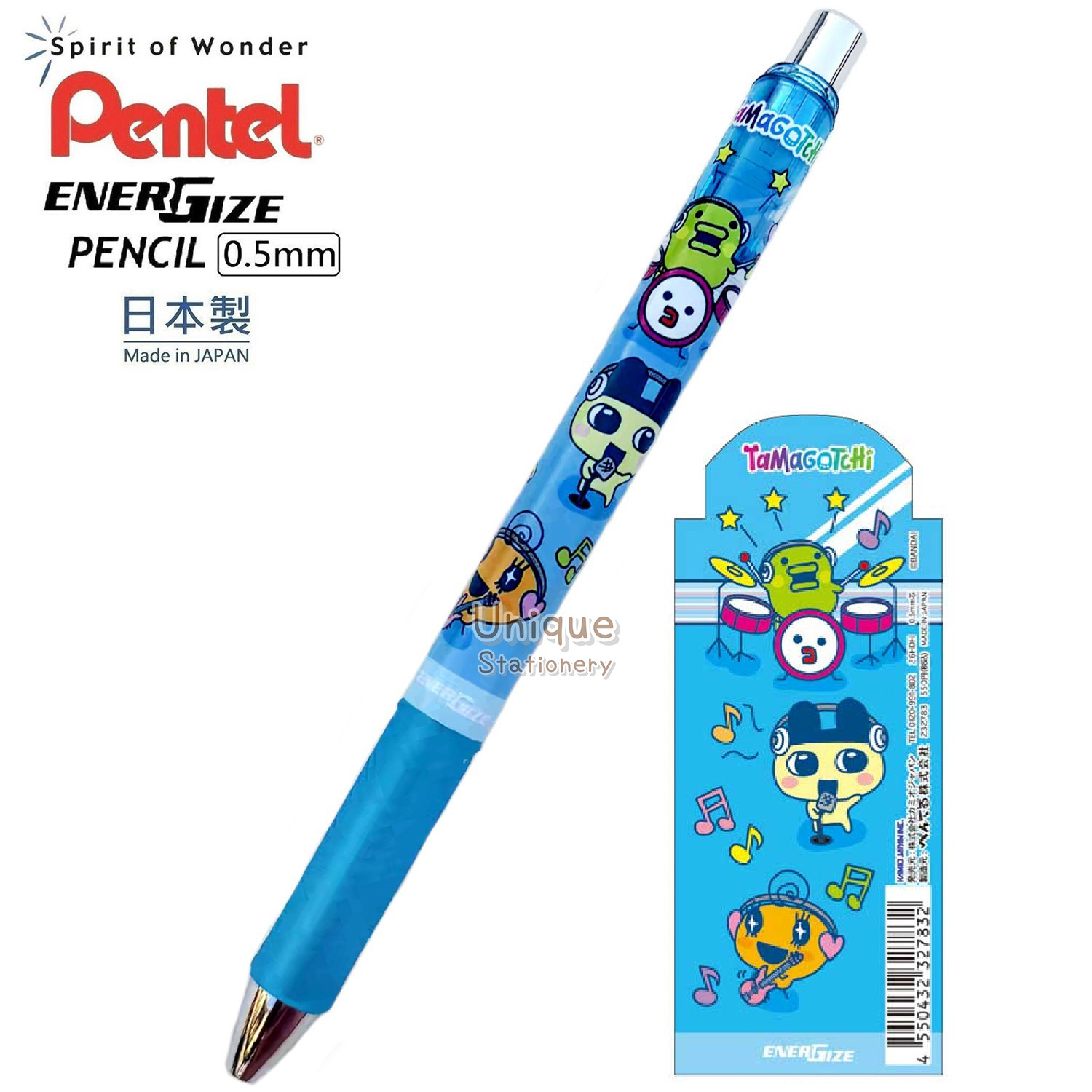 現貨｜TAMAGOTCHI 他媽哥池 日本製 Pentel EnerGize 0.5mm 鉛芯筆 (232783)