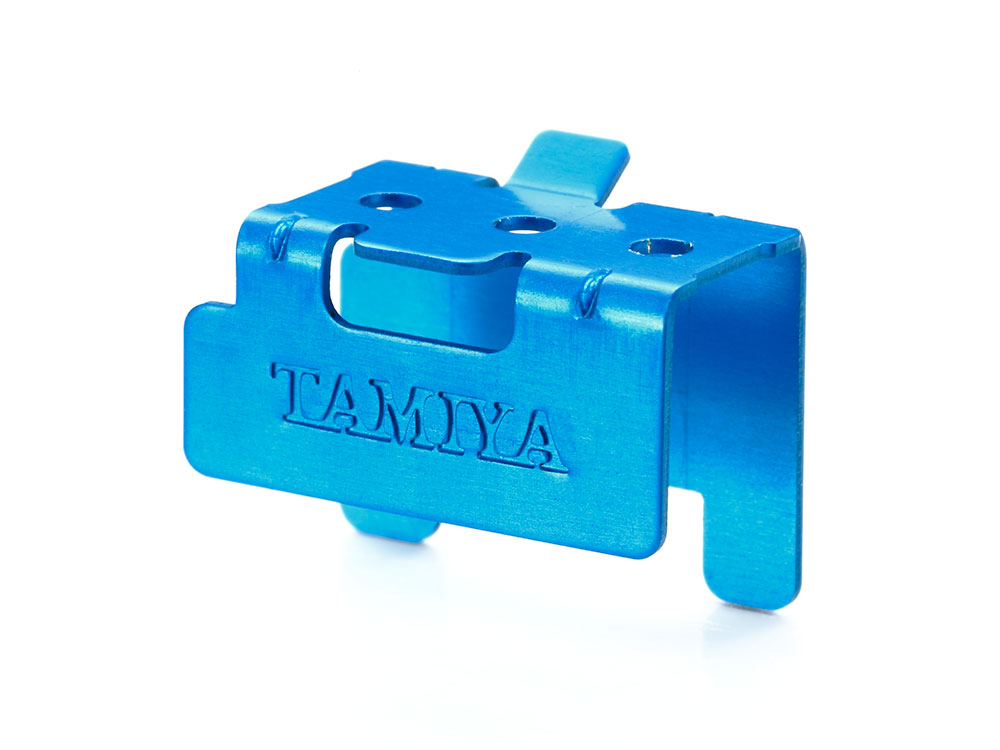ALUMINUM MOTOR SUPPORT (BLUE) MINI 4WD STATION