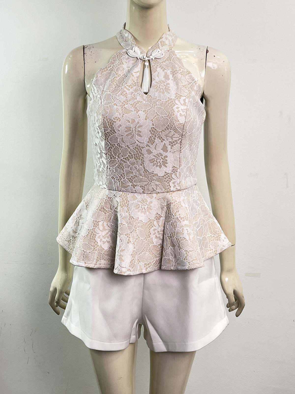 Pearl Tassel Grace Qipao Romper MC67