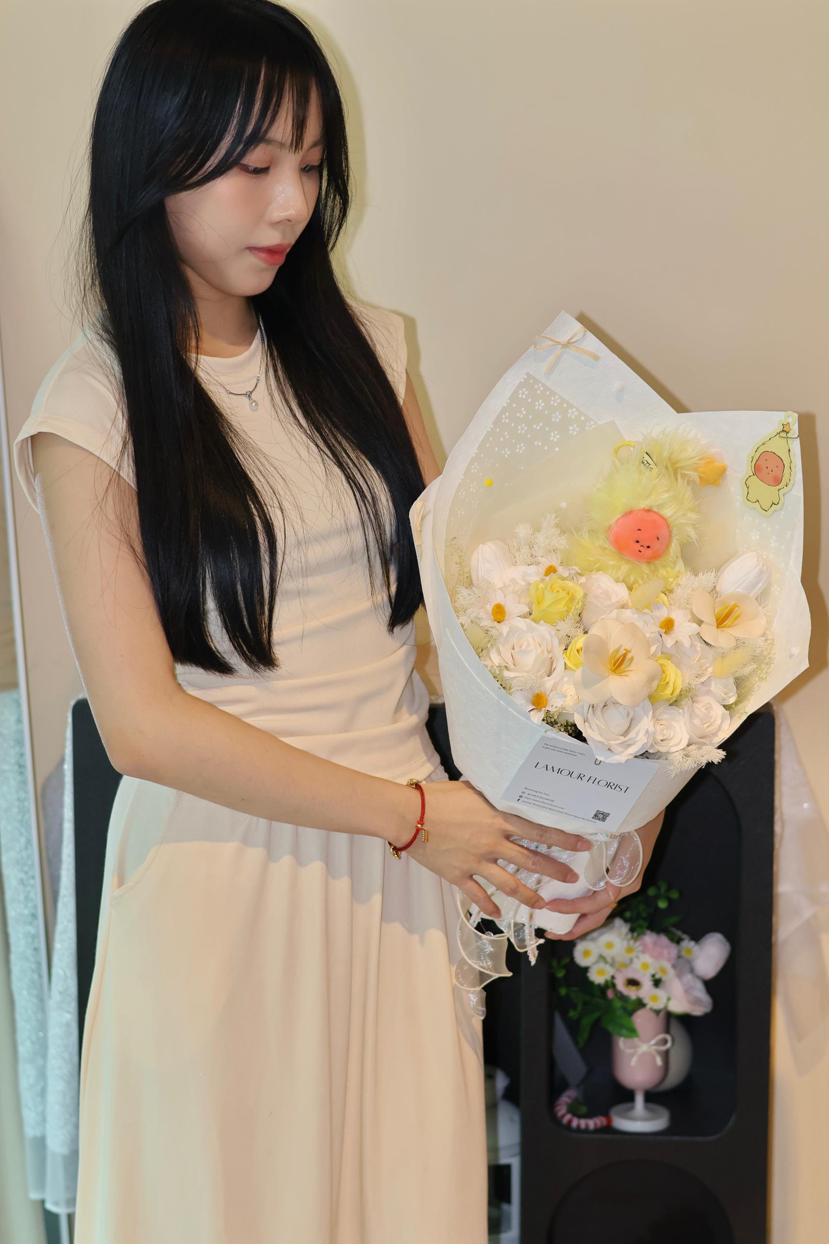 Twinkle twinkle 星星人大风中林乱香皂花束✨