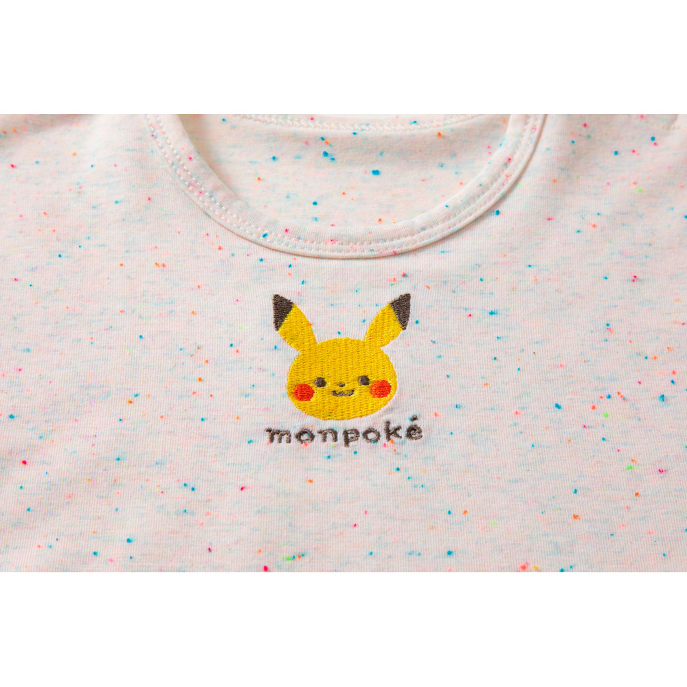 🇯🇵預訂 日本直送🇯🇵Monpoke比卡超刺繡無袖包屁衣格紋吊帶裙套裝