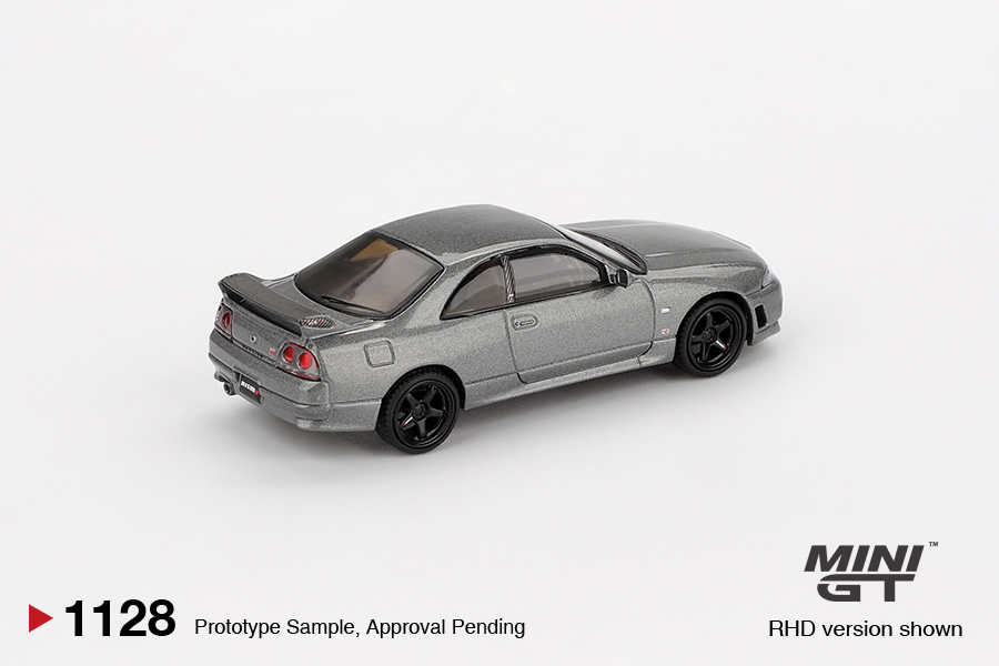 Mini GT 1/64 NISSAN Skyline GT-R Dark Metal Gray (NISMO BCNR33 CRS Version) - MGT01128-BL