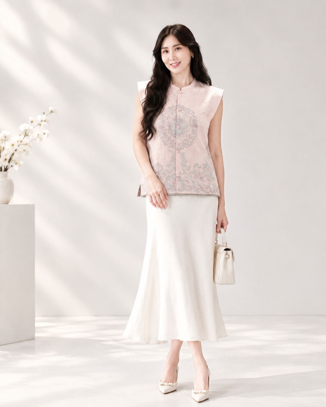 5144 Élysée Embroidered Qipao Vest
