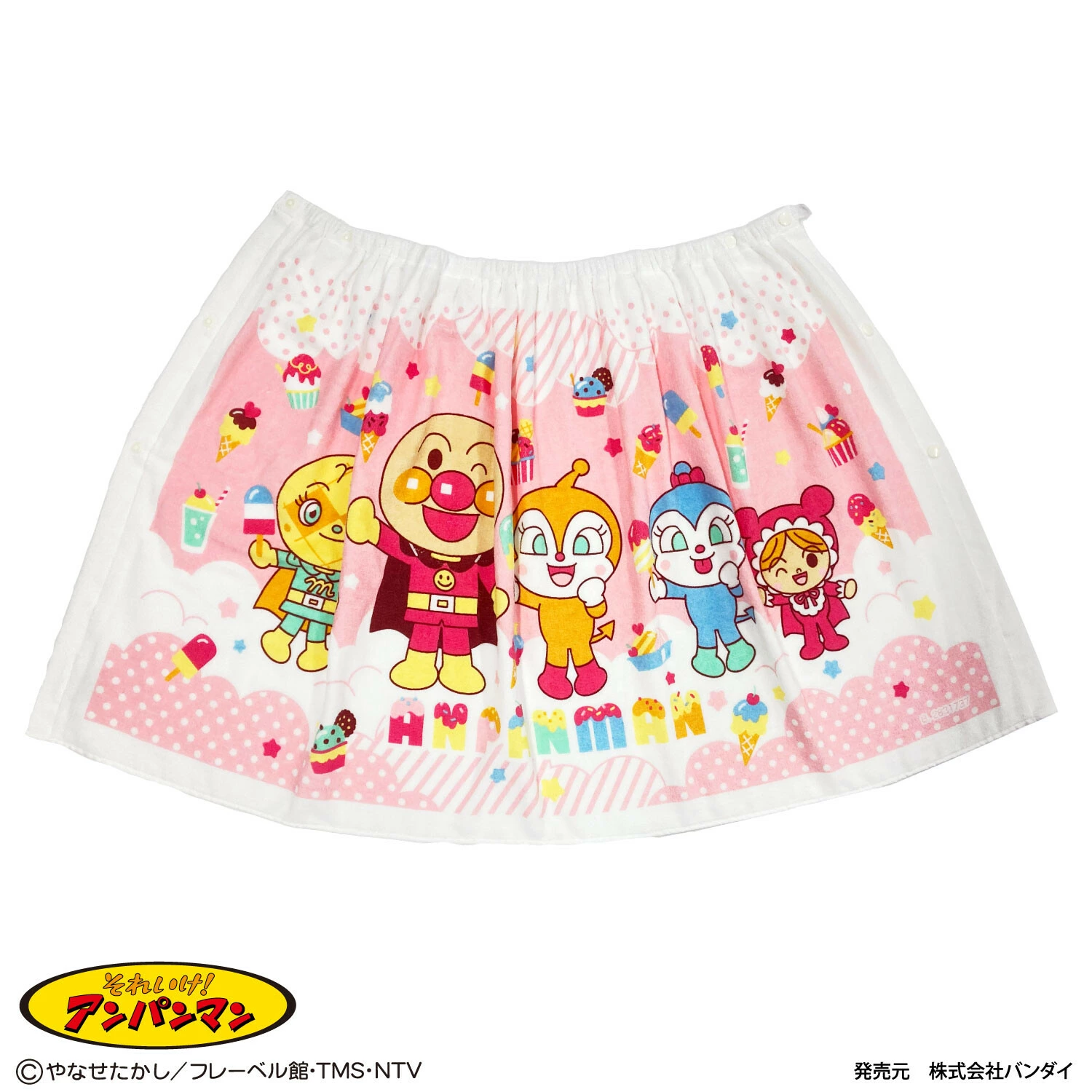 🆕【⭐訂購⭐】 🇯🇵日本直送 🌀#麵包超人 游水浴巾 (60cm)［2款選］🌀 [ELED-0193][260621]