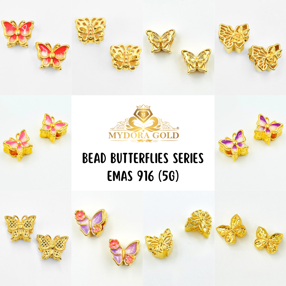 MYDORA Bead Butterflies Series (5G) l EMAS 916/22K
