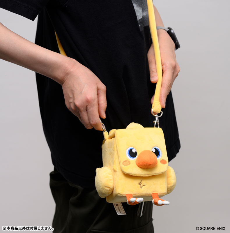 [預訂] Final Fantasy 毛茸茸卡盒 (連肩帶) 陸行鳥 莫古力 仙人掌 貓小胖 