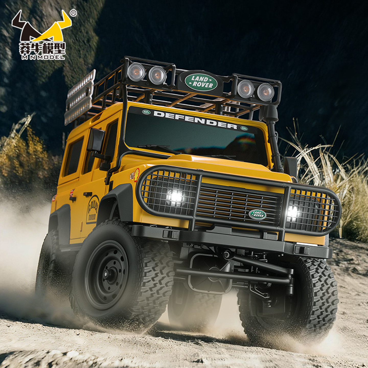 全新 🌟 莽牛 MN Model 🌟 1:18 MN111C Land Rover Defender 110  | 路虎衞士 攀爬車 | 聯動指揮燈 | D110 | 4輪驅動 | 無段變速