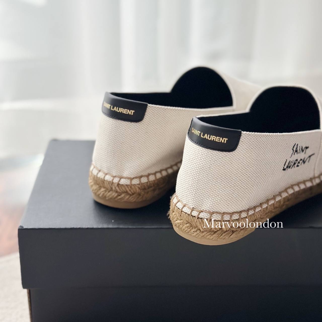 斷碼優惠✨訂貨🍒Saint Laurent 刺繡logo 漁夫鞋 Size 35 35.5 36 37