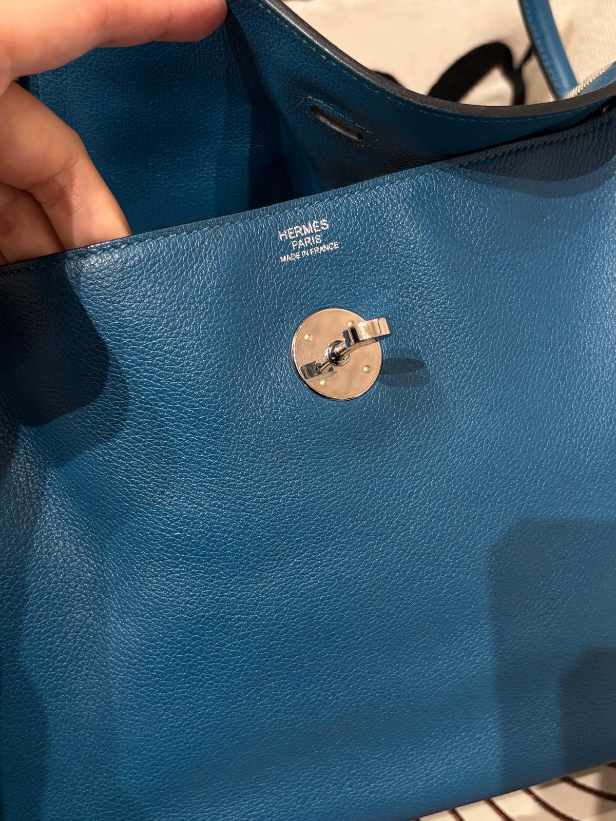 Hermes Lindy 30,evercolor 牛皮 100%Authentic ,95%new ✅塵袋✅盒