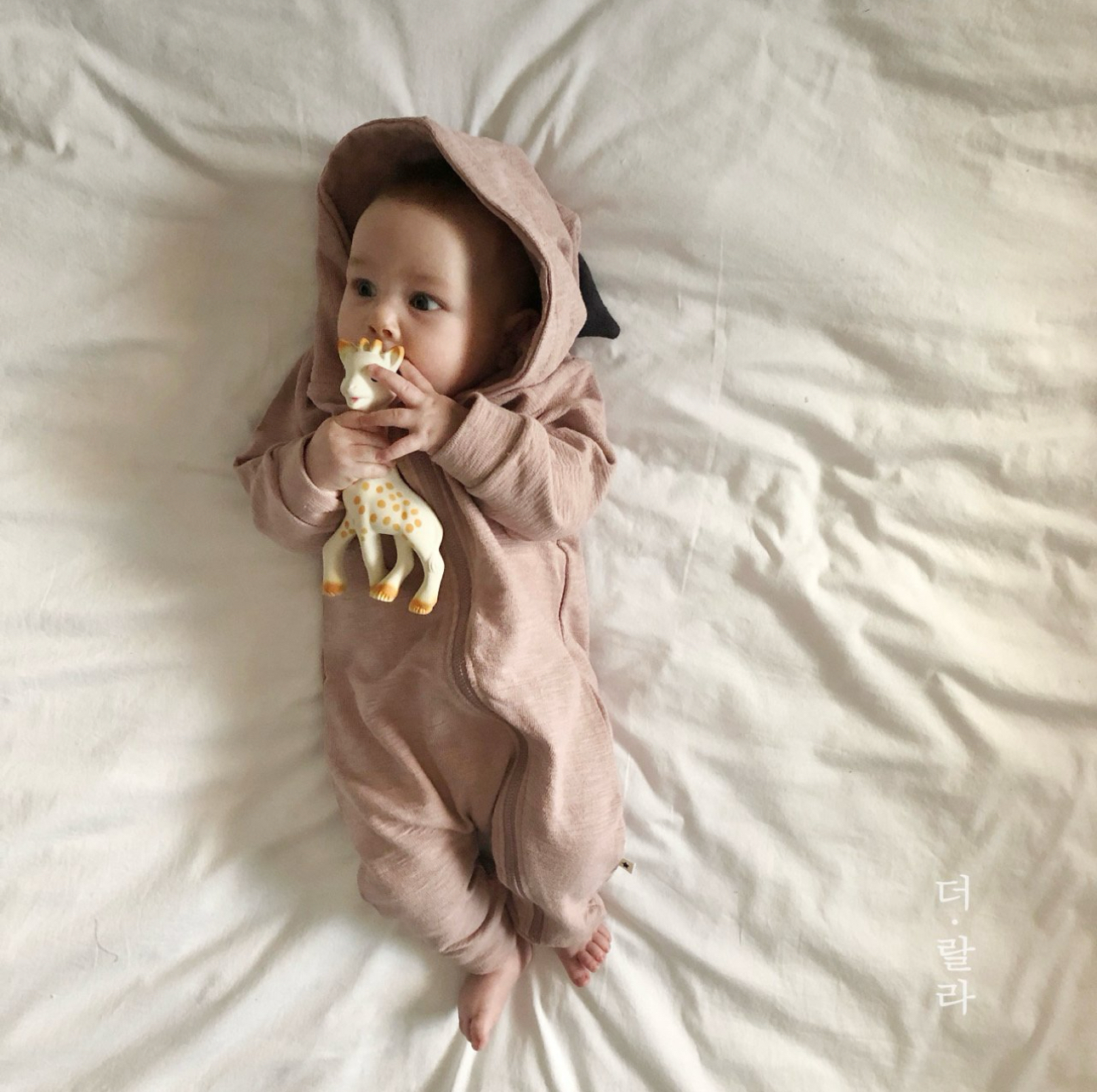 🌸預訂 韓國直送🌸🇰🇷THELALA兩色恐龍造型連帽拉鍊長袖連身服