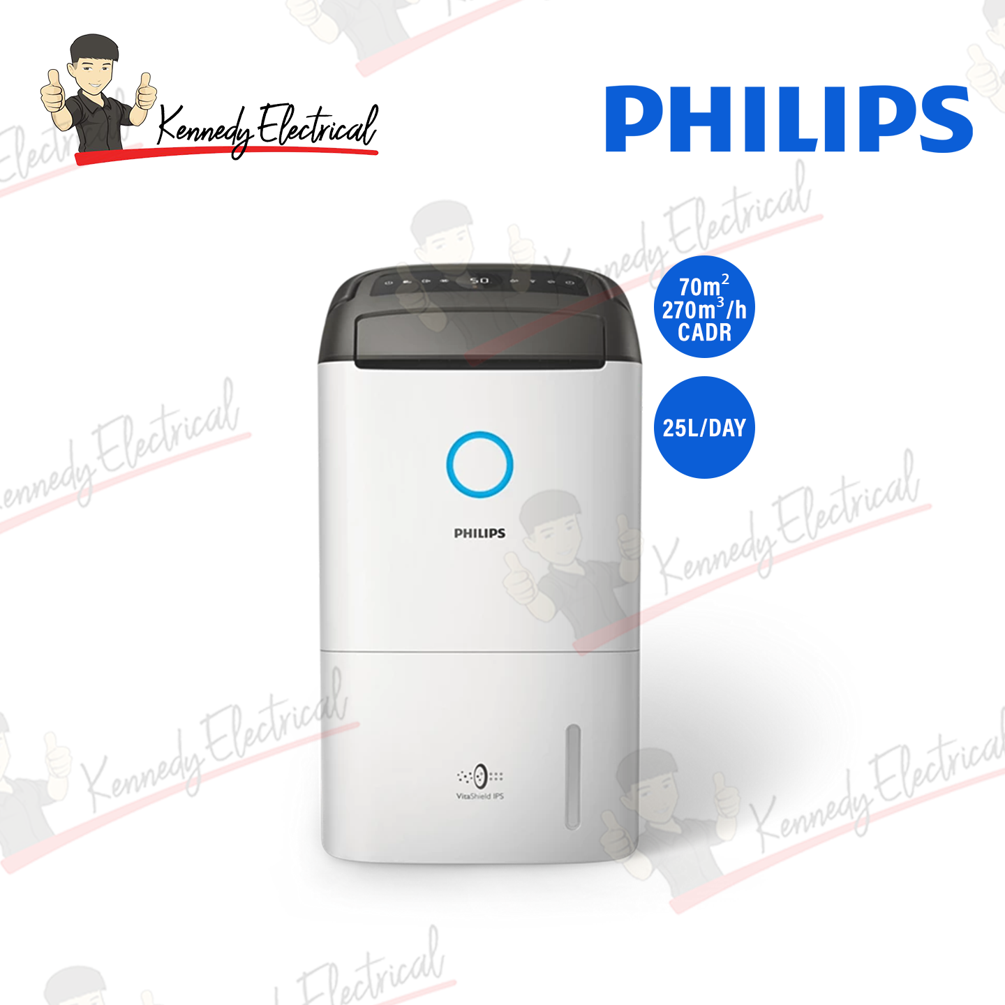 Philips 5000 Series 2-in-1 Air Purifier and Dehumidifier DE5205/30