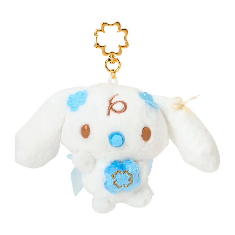 ［現貨］CINNAMOROLL 毛公仔鑰匙扣 (四葉草系列)