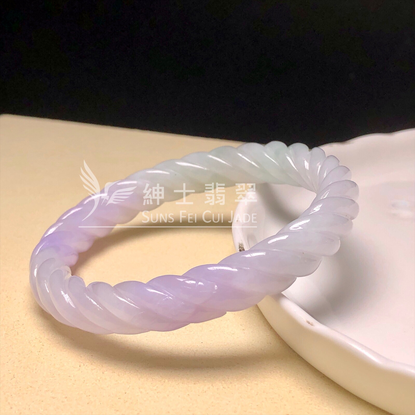 C06796 春彩扭紋鐲53.3mm