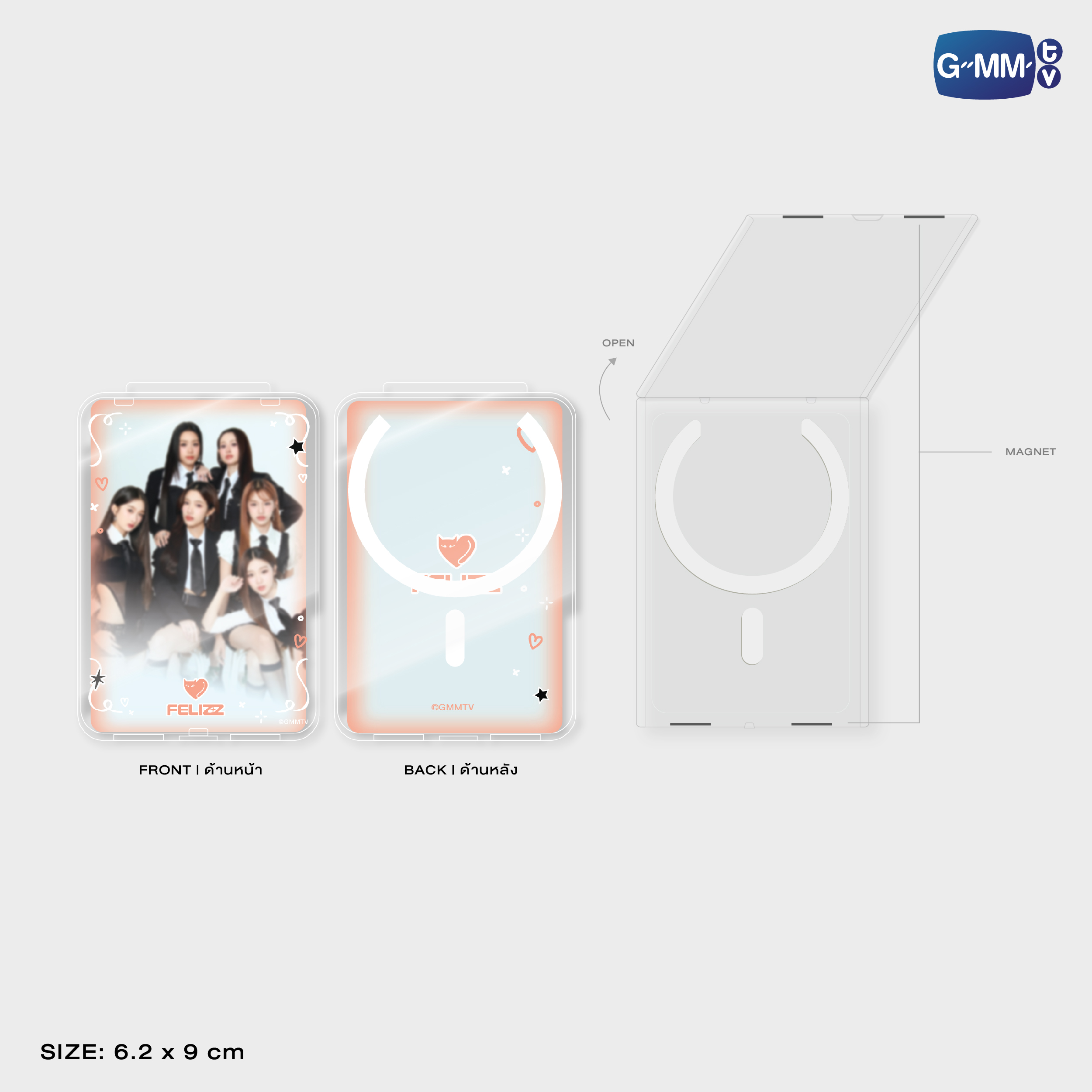 FELIZZ ACRYLIC MAGNETIC CARD HOLDER | TAIPEI POP UP STORE JUN 2026
