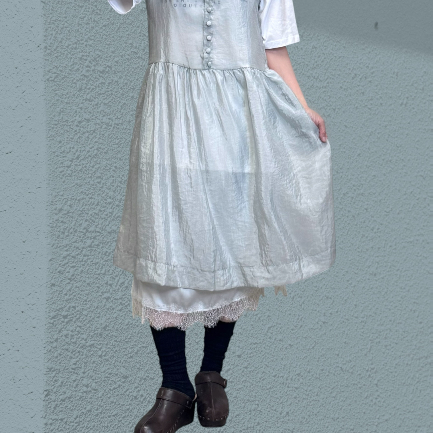 紗質背心One Piece 胸 92 腰 94 Hip 150 長 101