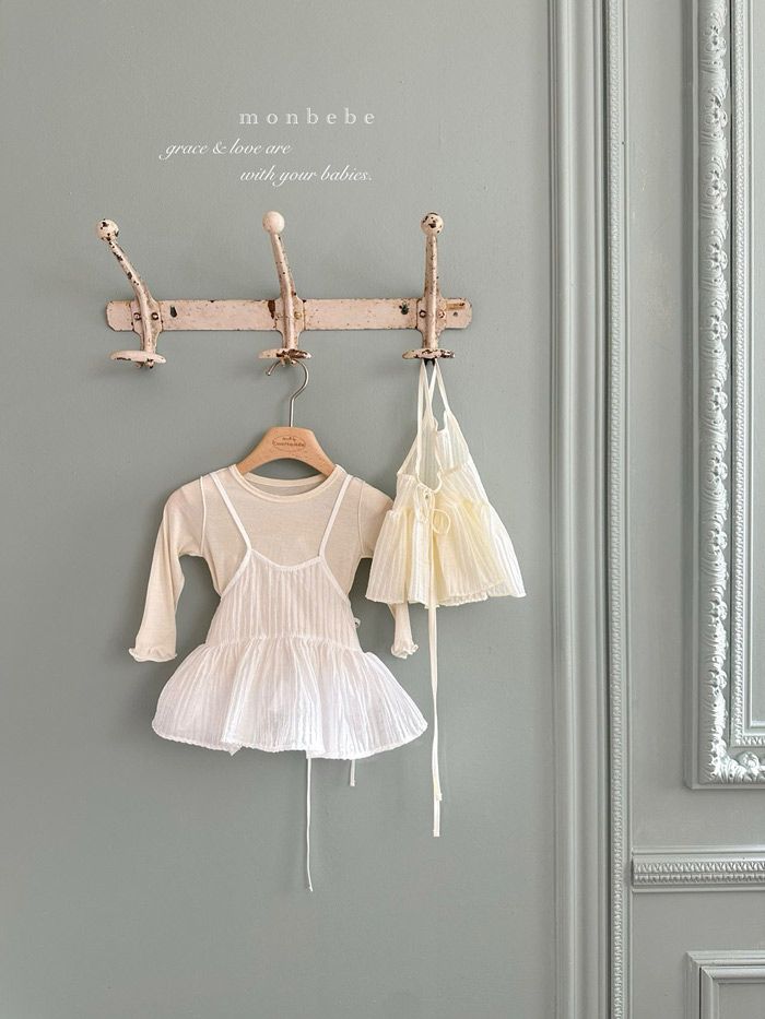 🇰🇷Monbebe外搭吊帶裙 親子