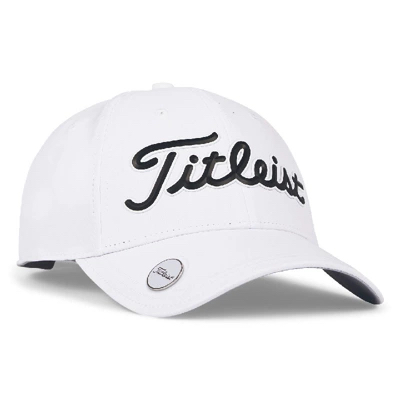 TITLEIST BALL MARKER CAP  功能性球標帽- 白黑
