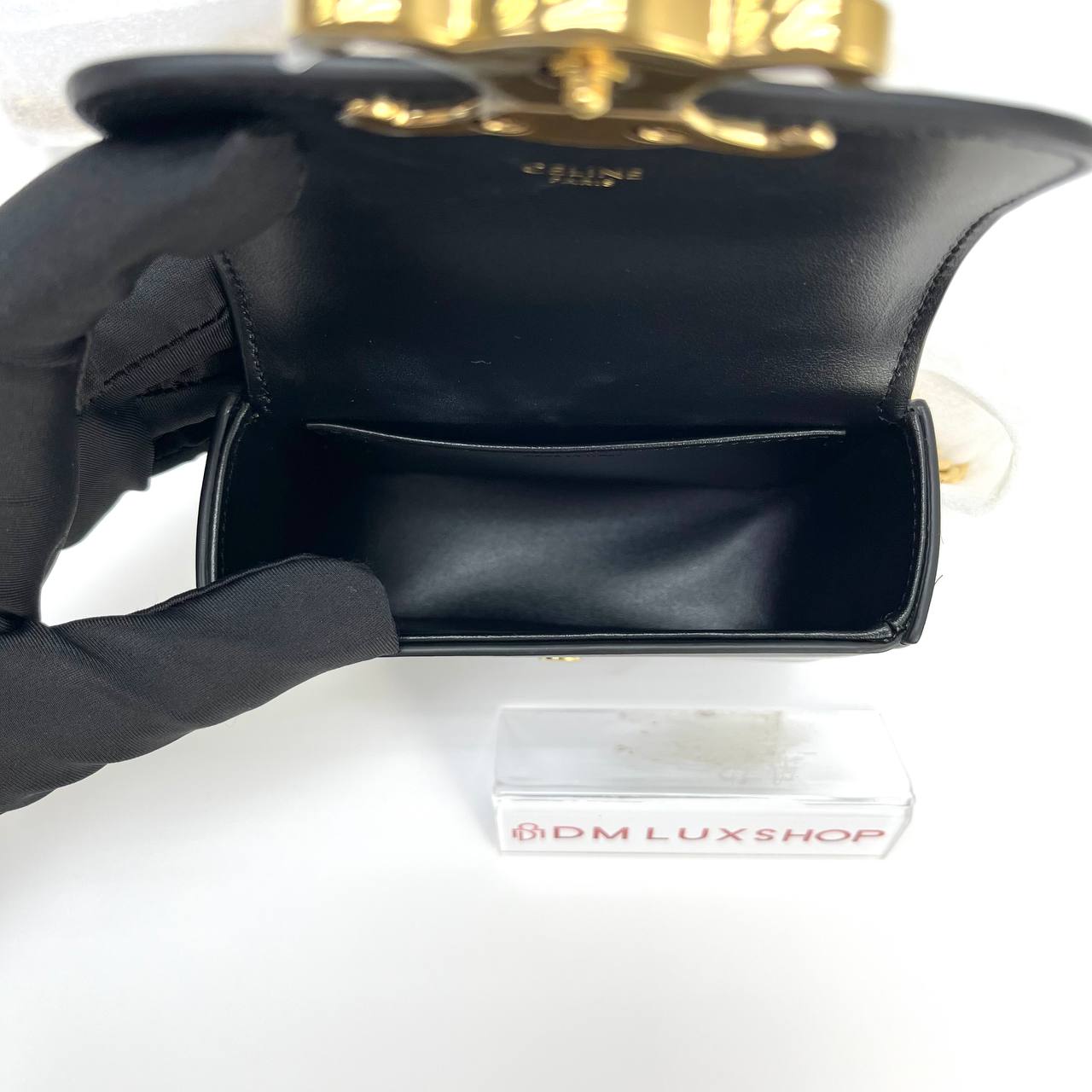 Celine Mini Claude Chain Bag GHW