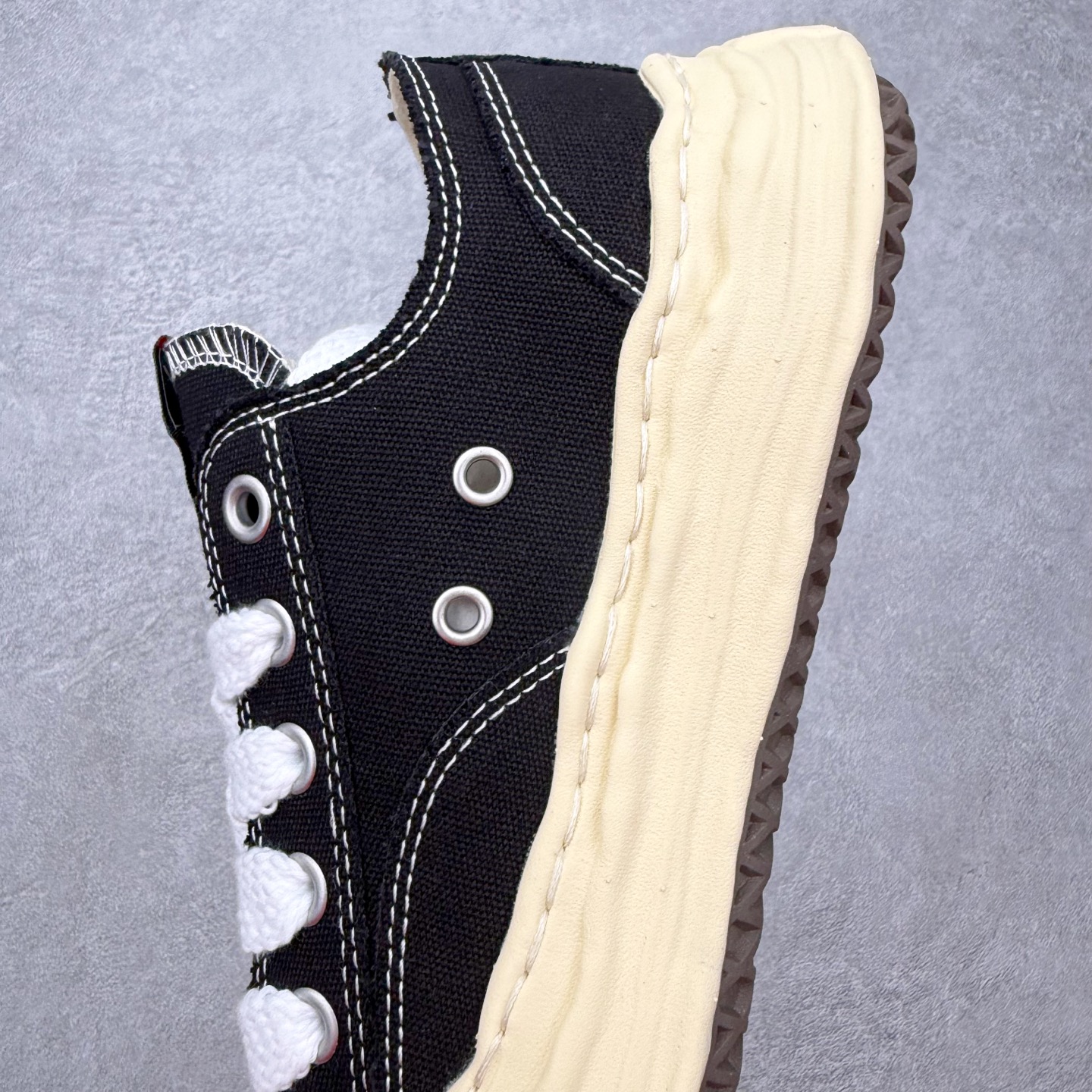 Maison Mihara Yasuhiro MMY "Hank" OG Sole Canvas Low-top Sneaker