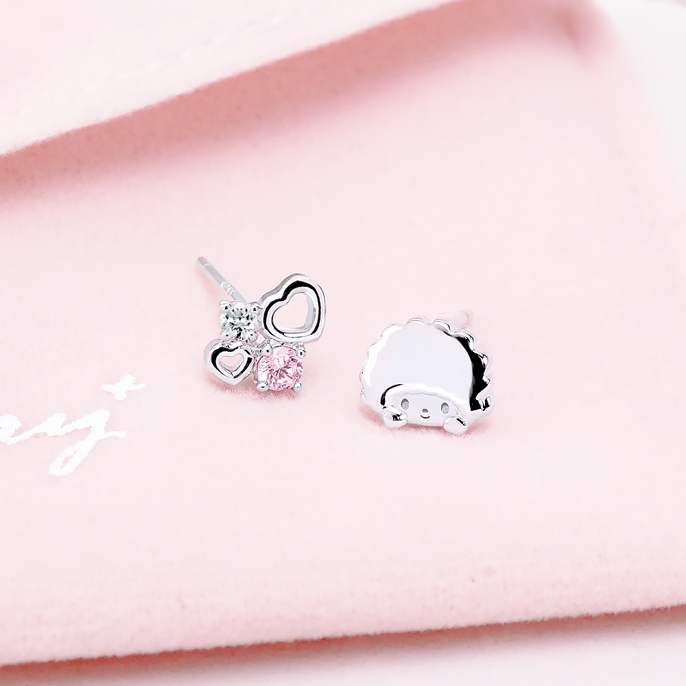 📦訂購 台灣限定 三麗鷗SanrioＸSTORY故事銀飾 My Sweet Piano經典系列 彼安諾晶鑽純銀耳環