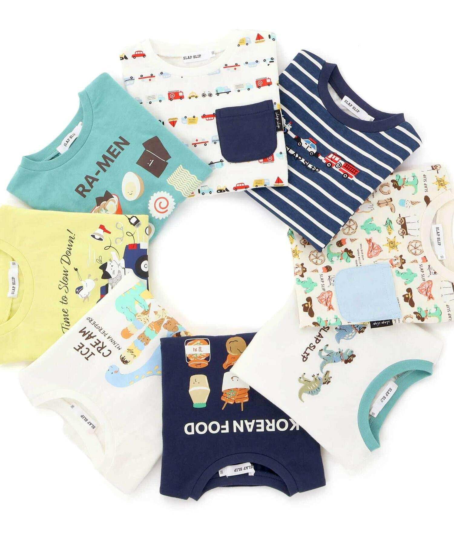 🆕【⭐訂購⭐】🌀 🇯🇵 日本直送 可愛圖案 防污 有機棉 短袖T恤［8款選］ 🌀[ELDA-0147][260516]