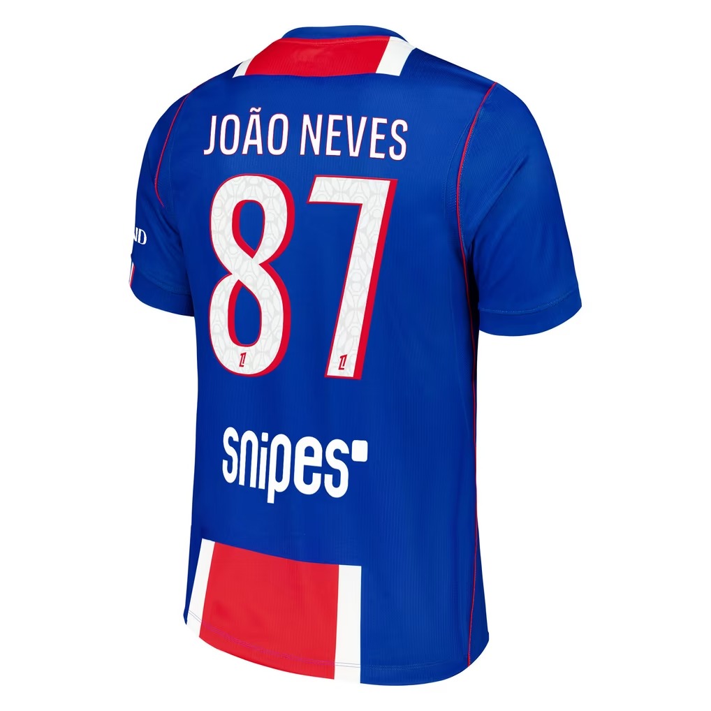 PSG 巴黎聖日門 2026-27 主場/作客/三客球衣聯賽印字 (內有多選，不是球衣)