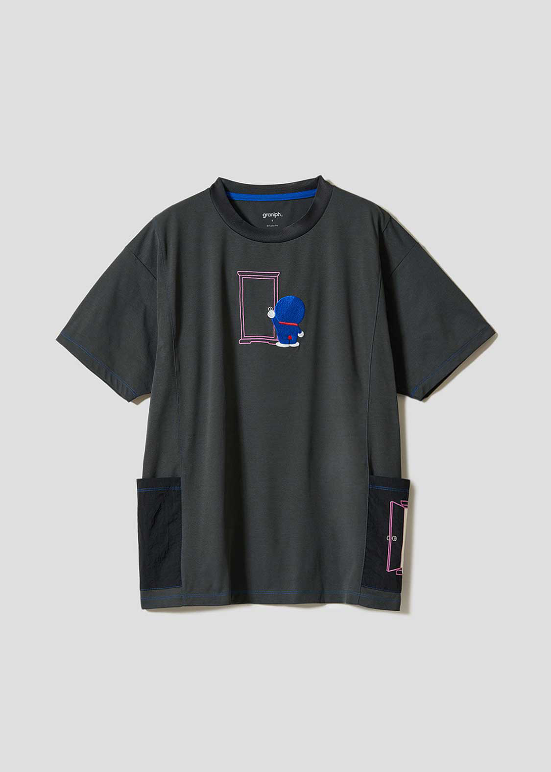 [只限預購] 多啦A夢Tshirt 短袖衫 Graniph日本限定 (隨意門)｜Doraemon短袖衫