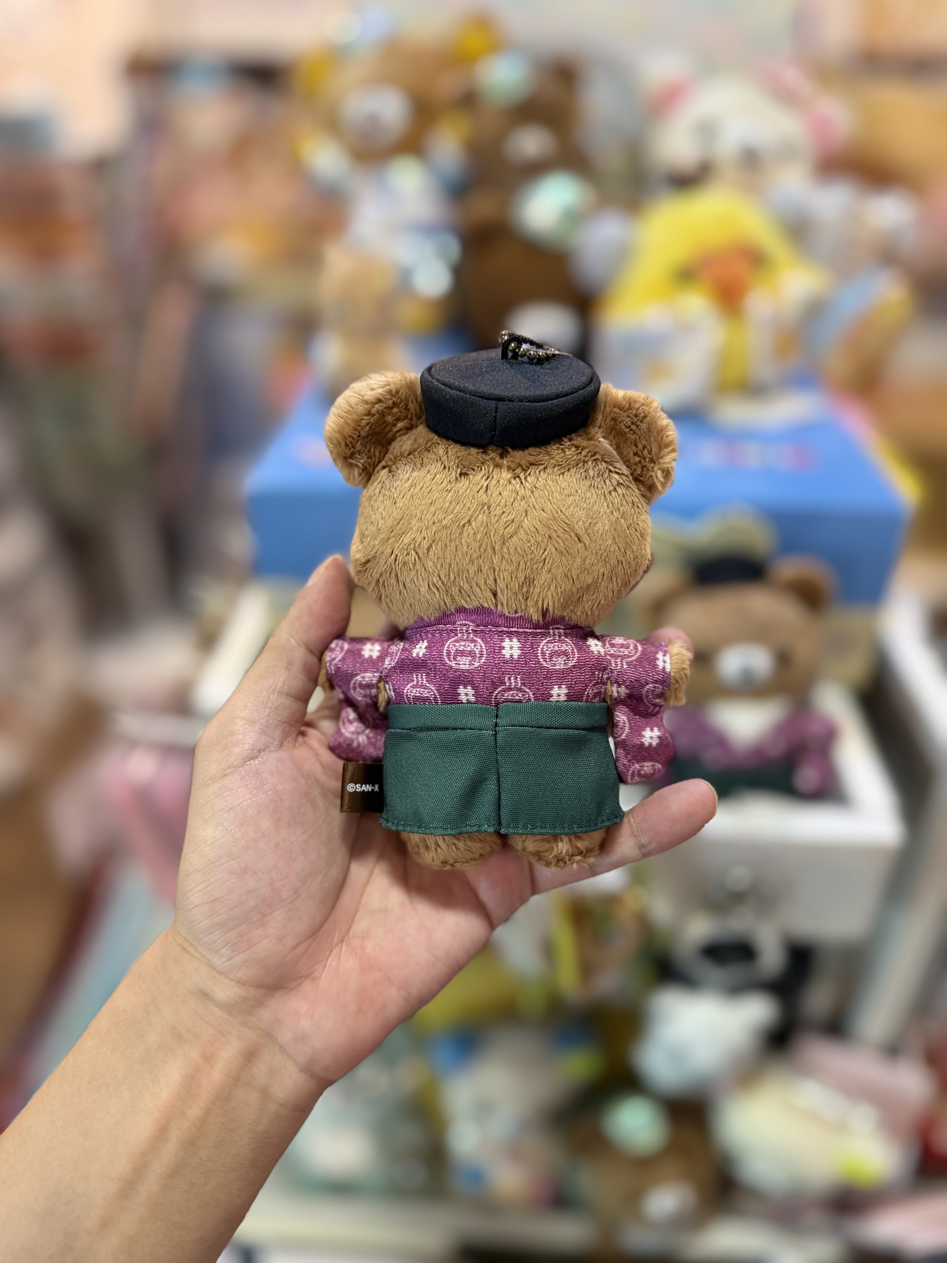 《現貨》全新日本道後溫泉店限定小熊掛飾