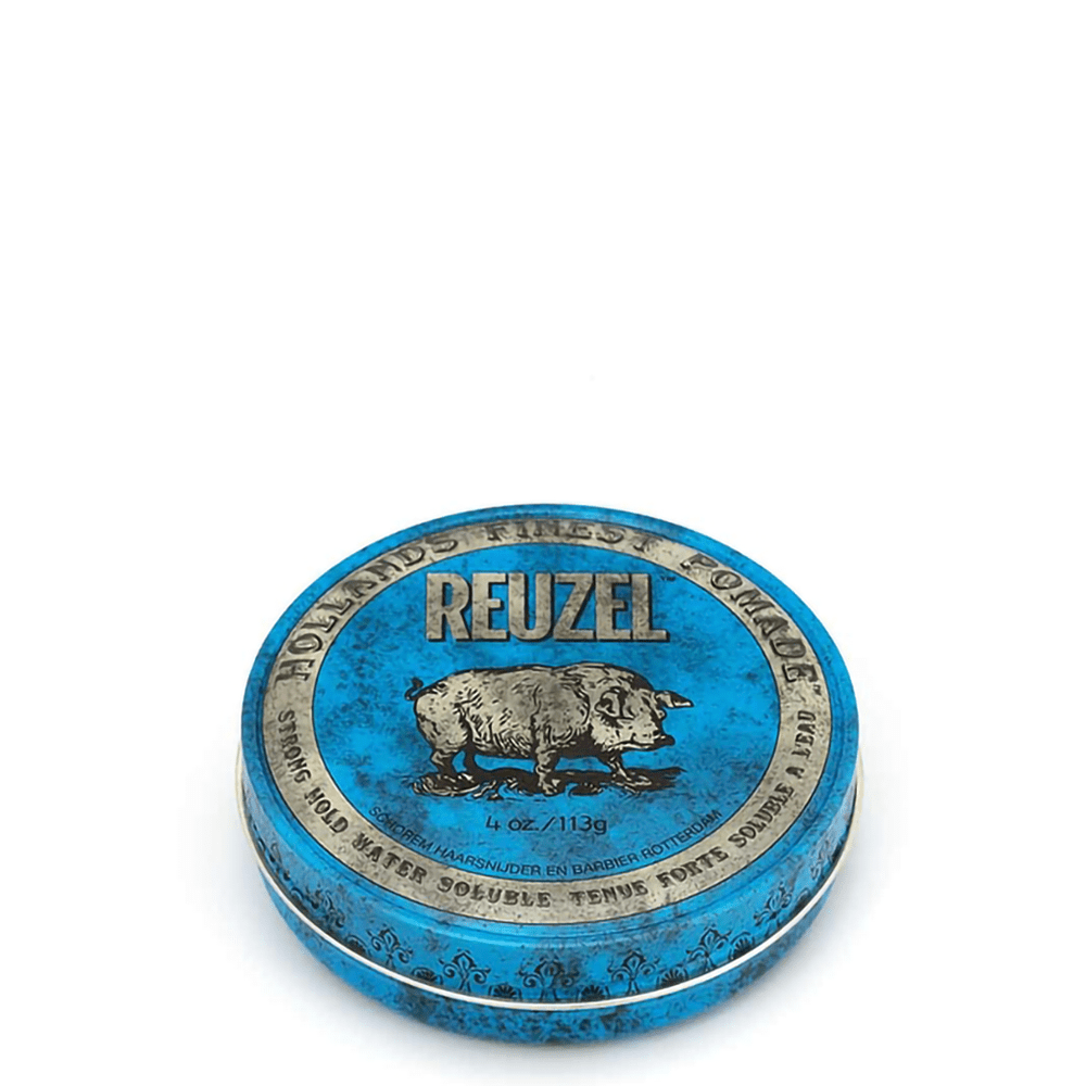 REUZEL Strong Hold Water Soluble High Sheen Pomade 藍豬超強水性髮113g