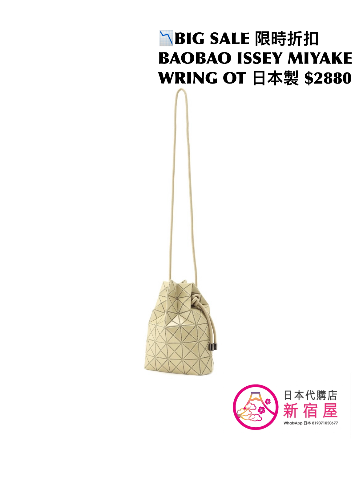 BAOBAO ISSEY MIYAKE WRING ONE-TONE