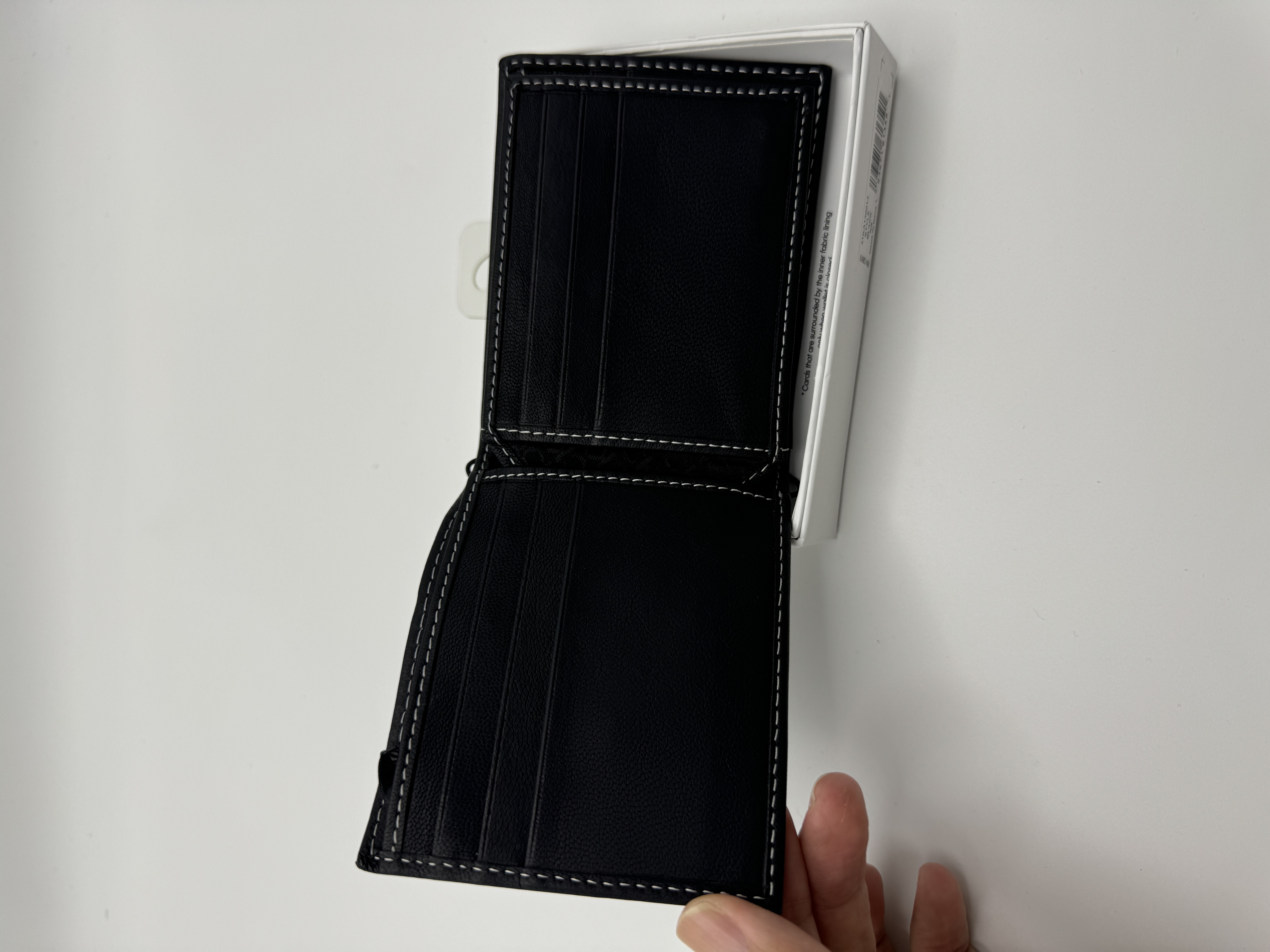 Calvin Klein 黑色皮銀包 (香港現貨) - CK2255