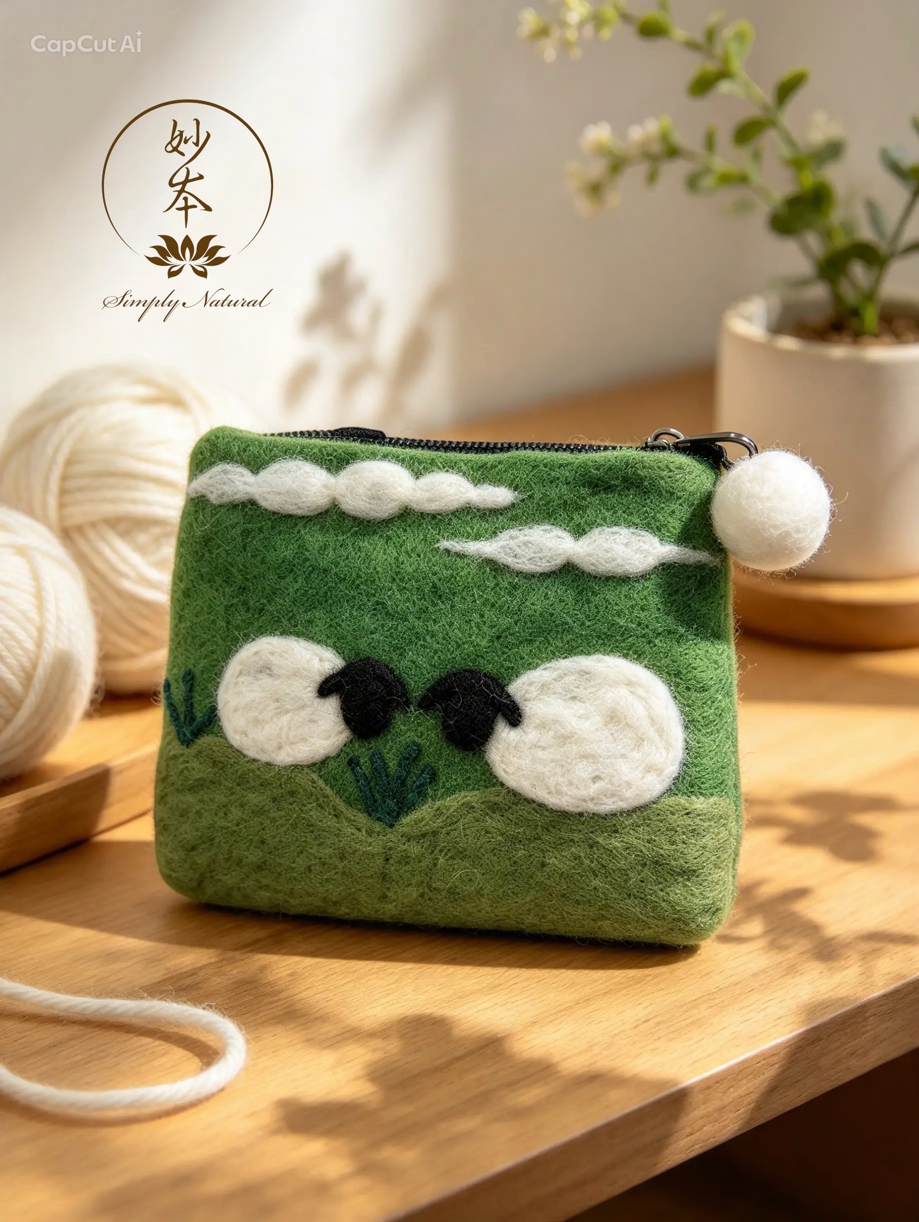 尼泊爾羊絨拉鍊袋仔（可作散紙包）