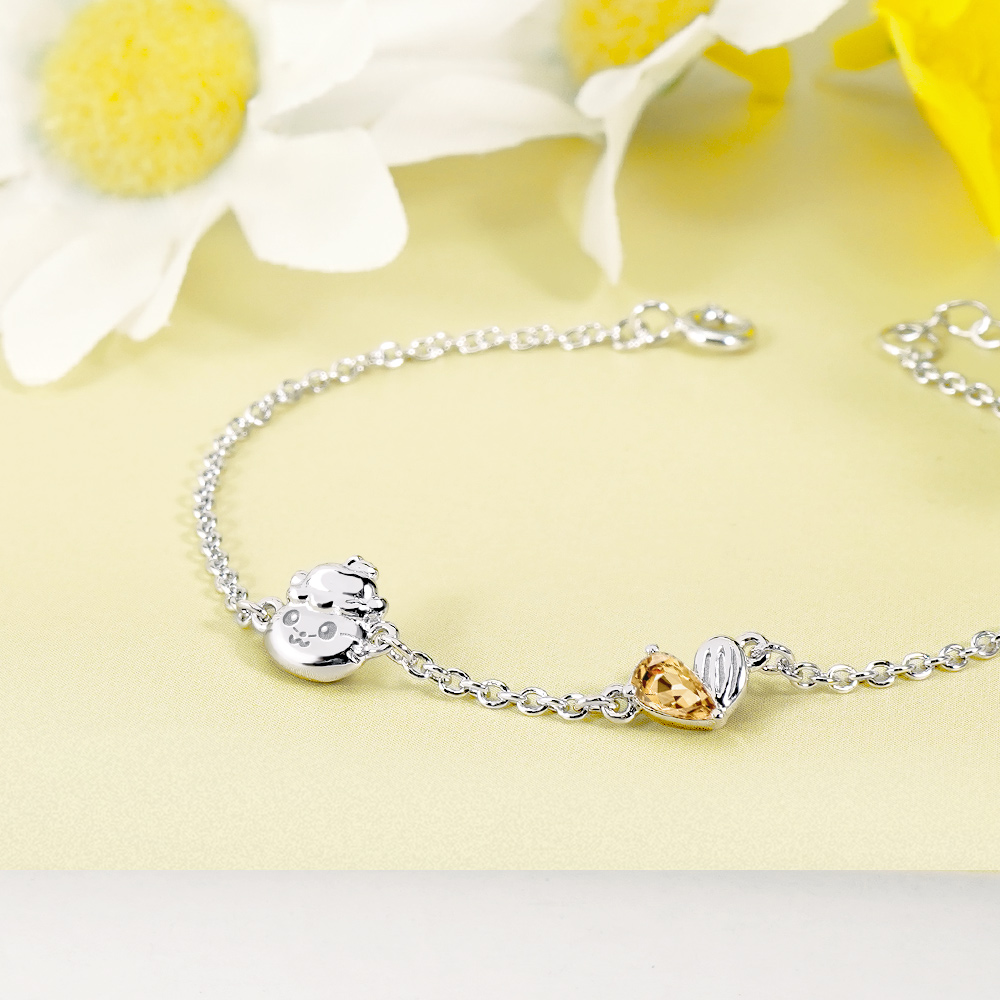 📦訂購 台灣限定 STORY 故事銀飾 X 三麗鷗 Sanrio Coro Coro Kuririn 經典系列 CK鼠 可樂鈴晶鑽純銀手鏈