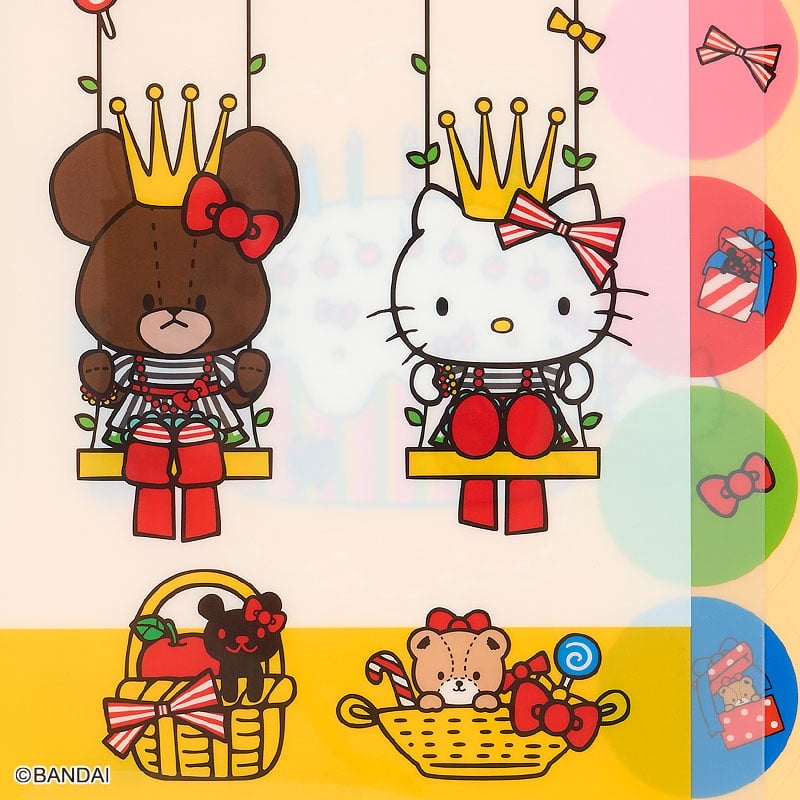 🌸 【預訂】A4 File (YL) - The Bears' School x Kitty