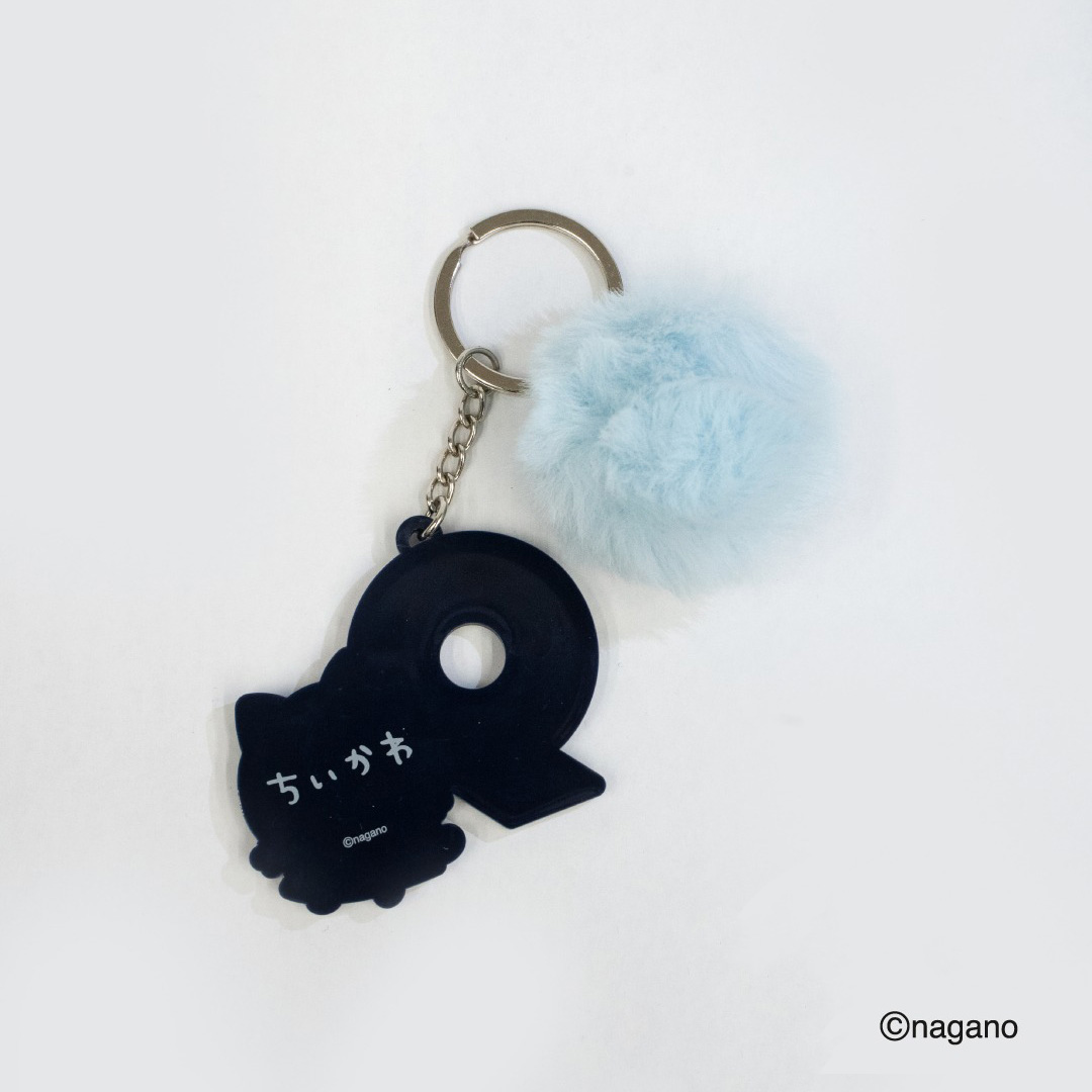 現貨｜Chiikawa ちいかわ x 9090 澀谷辣妹 小八 Hachiware 黑皮 日版 毛毛吊飾 鎖匙扣 (NN2294-0210)