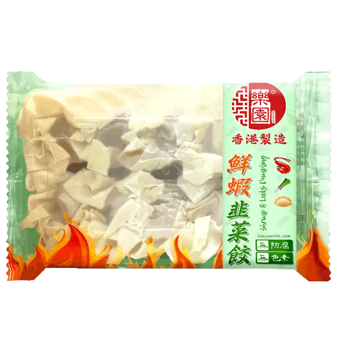 樂園 鮮蝦韭菜餃(10粒裝) - 1包