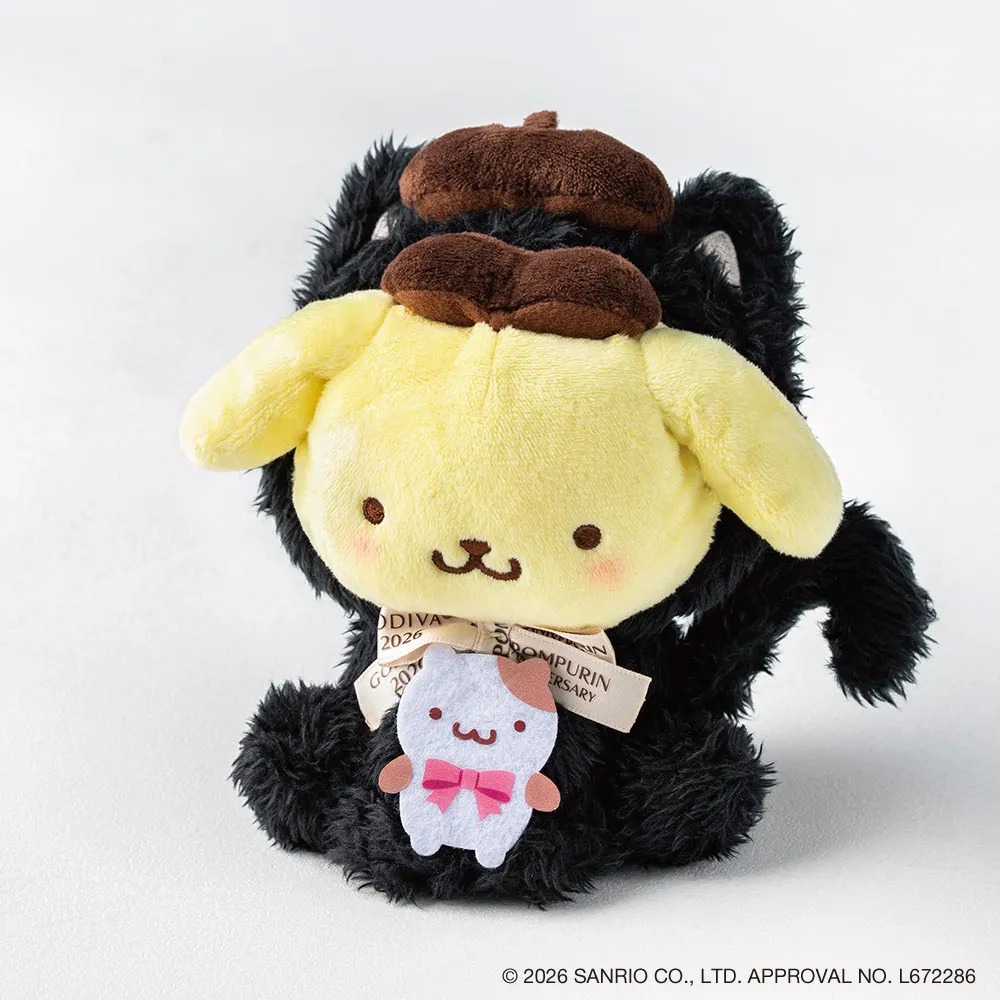 🎀【預訂】Godiva Black Cat Collection Pompompurin公仔掛飾 & 朱古力